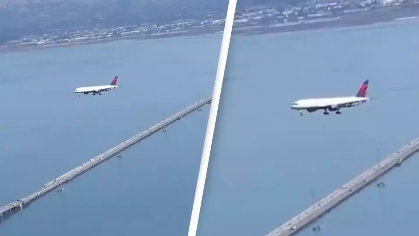 People baffled by 'glitch in the matrix' after spotting plane ‘stopped still in the air’