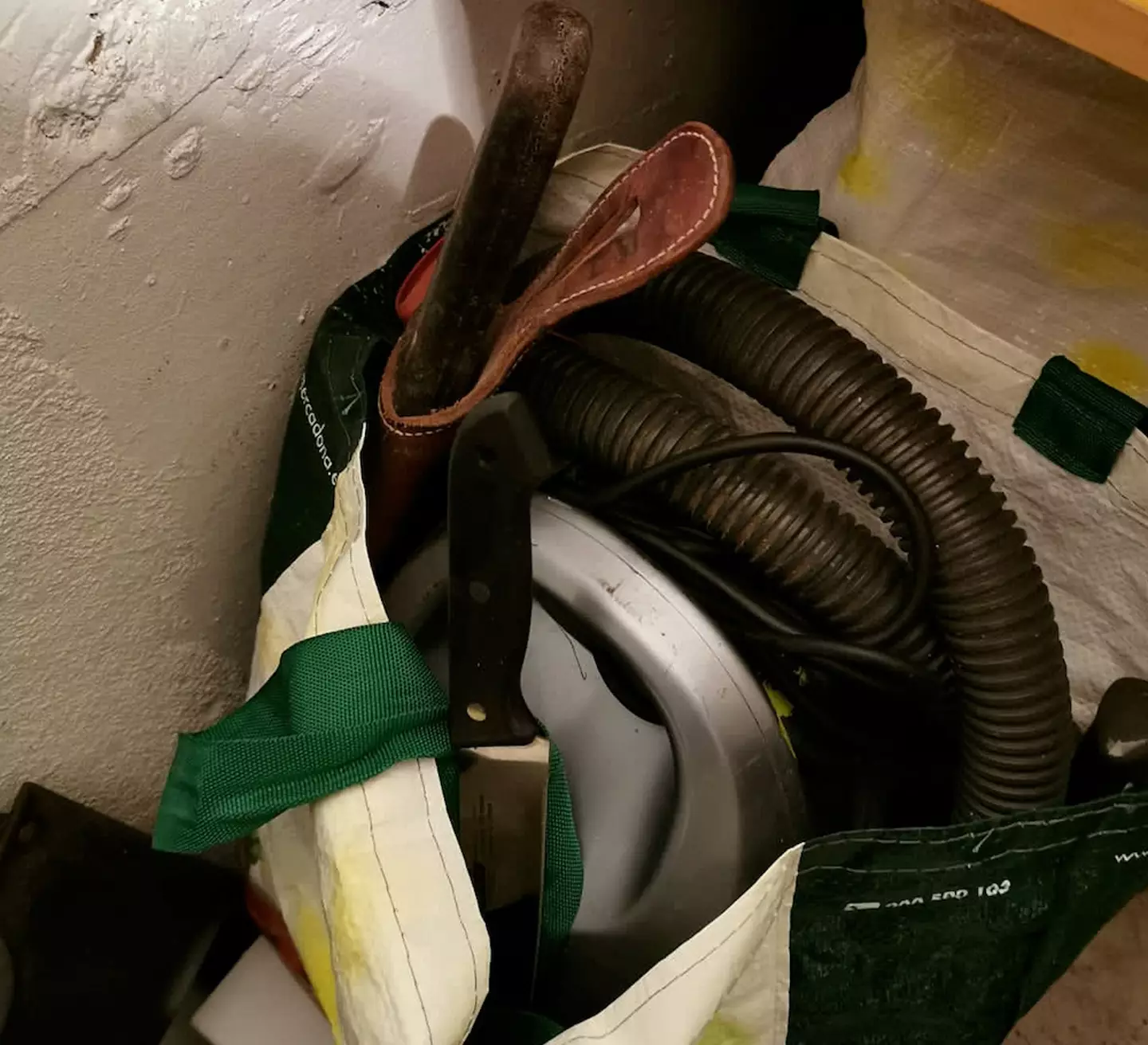 Authorities uncovered materials used to stage the kidnapping.