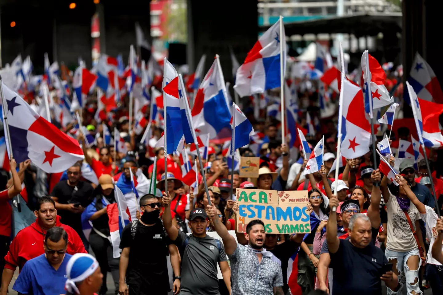 People in Panama have been protesting the country's new mining deal.