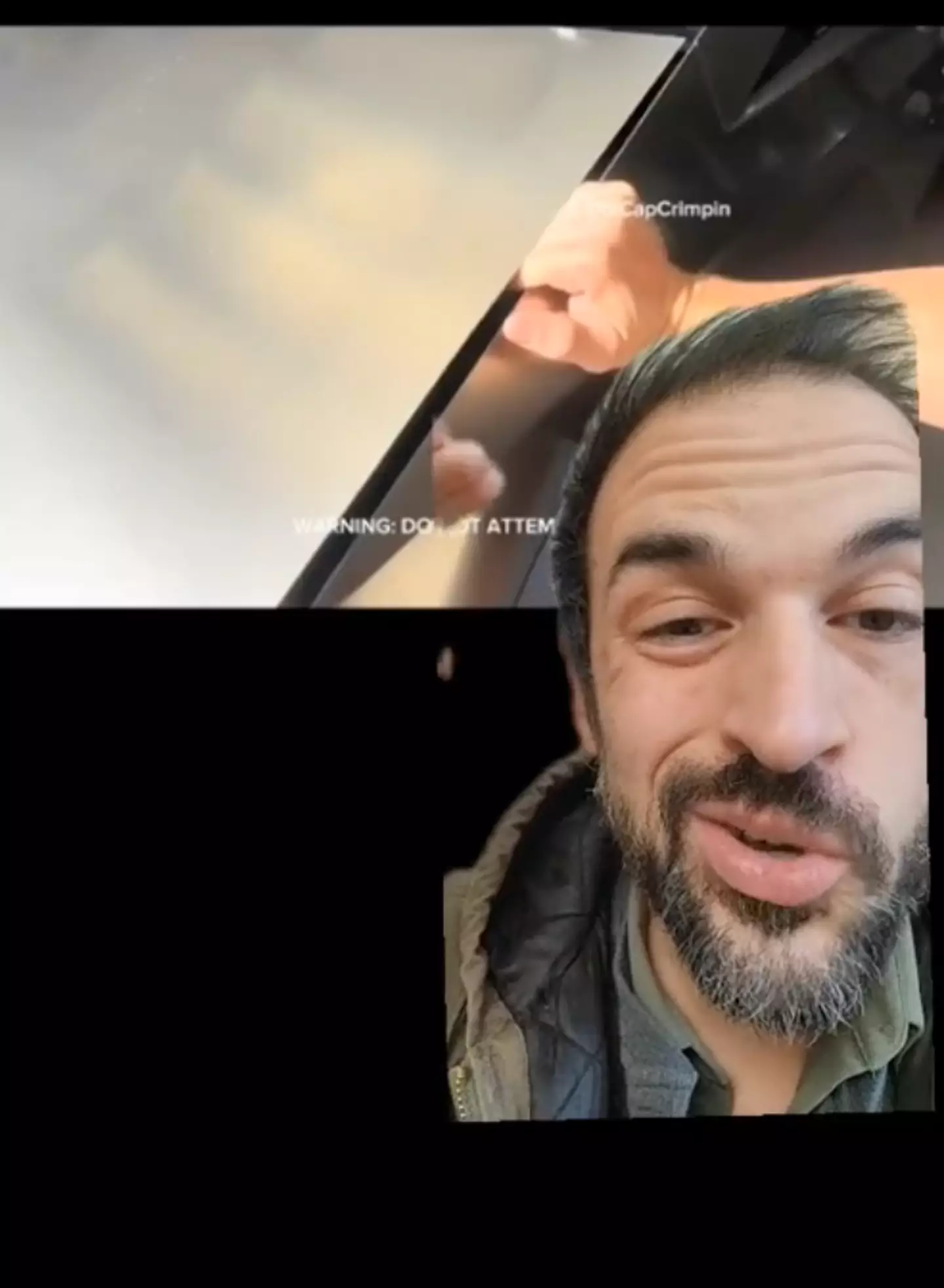 Essentially, the videos show that when the front trunk closes, if your hand is in the way, it does not stop at all.