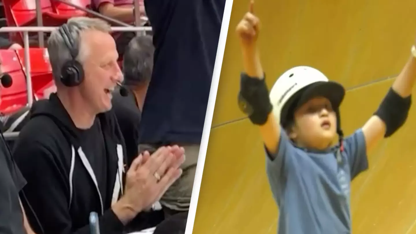 Tony Hawk left stunned as 9-year-old breaks record doing three back-to-back 900s in front of him