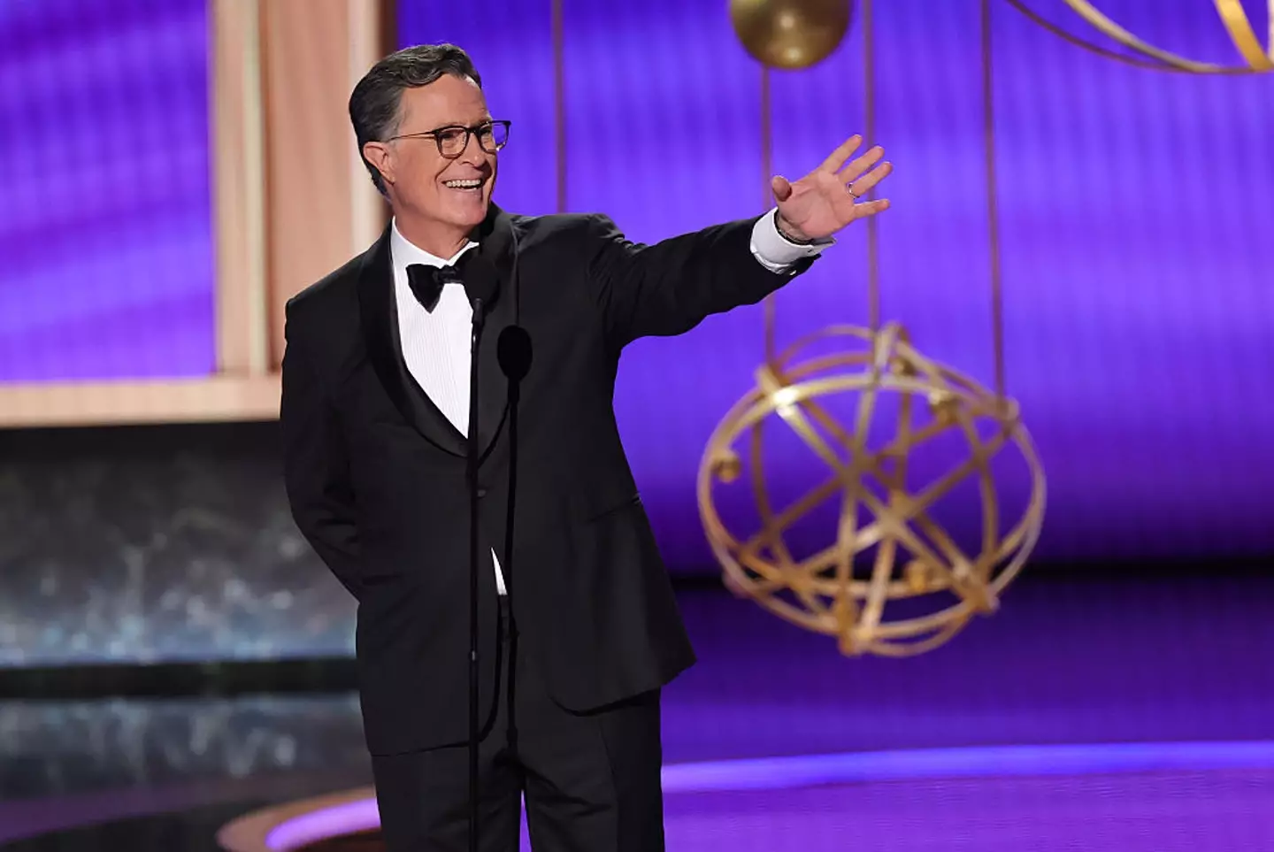The talkshow host received a standing ovation at the Emmy Awards (Michael Buckner/Variety via Getty Images)