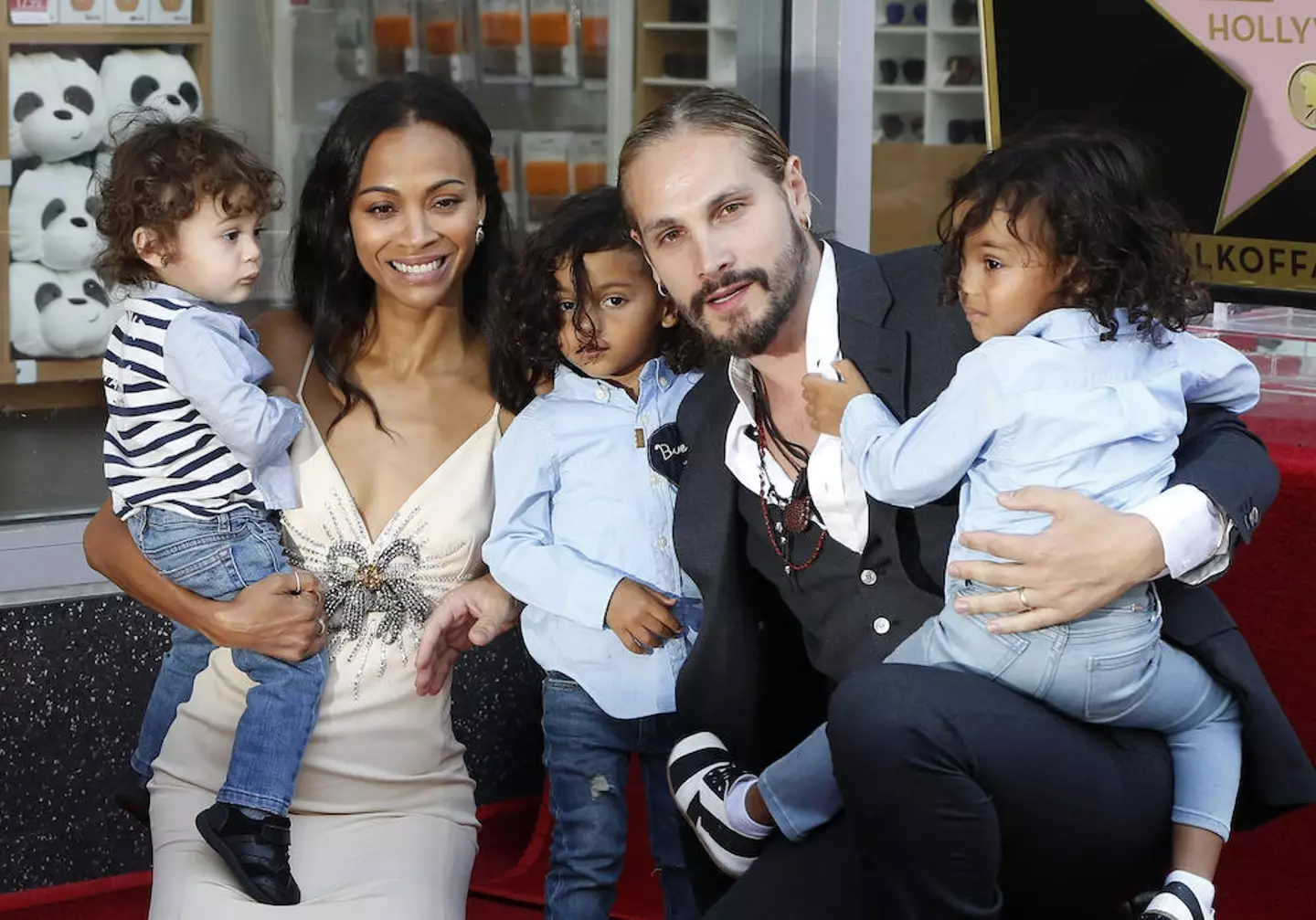 The Hollywood star shares three kids with her husband.