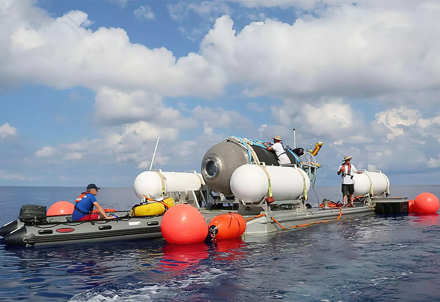 The Titan submersible before it was destroyed, police will now investigate the incident.