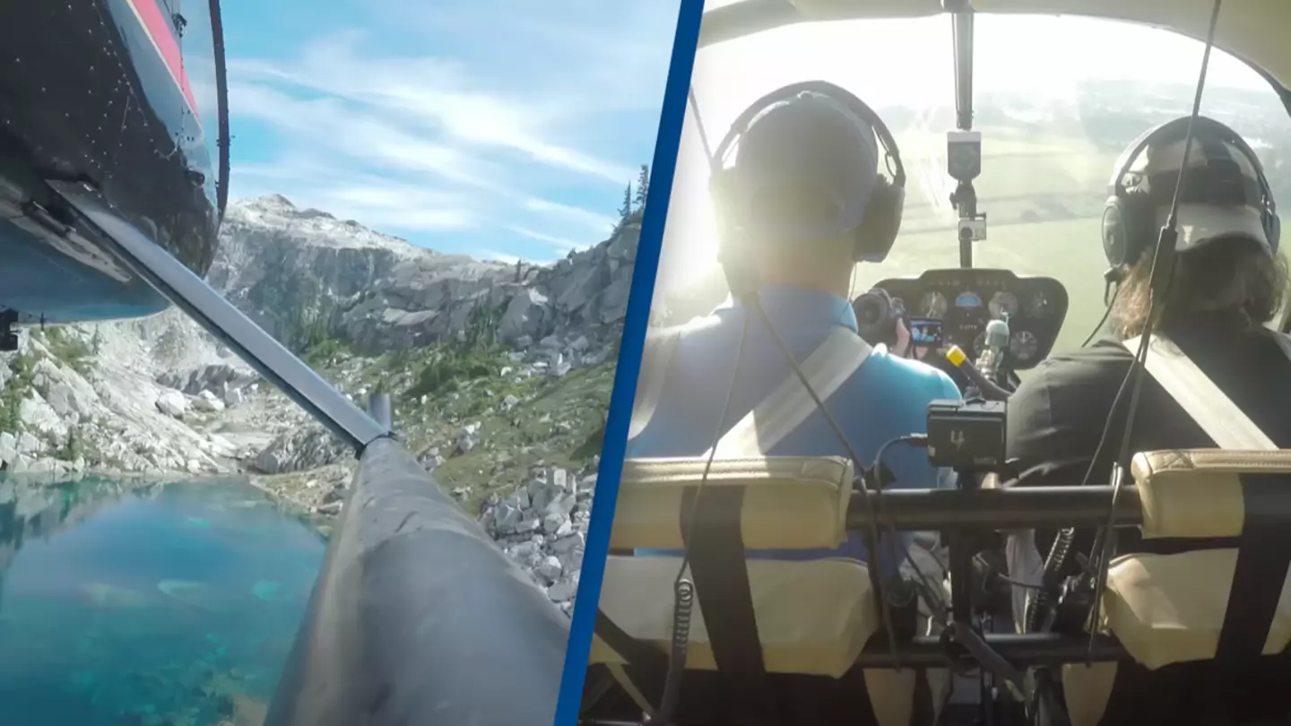 A guy switched off a helicopter engine mid-flight to prove a point