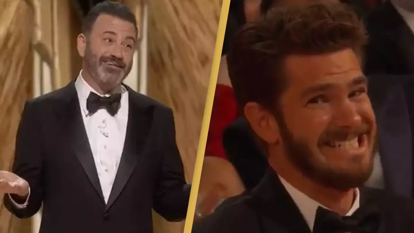 Andrew Garfield was asked to do a websling during Jimmy Kimmel’s Oscars joke but he ‘made his own choice’