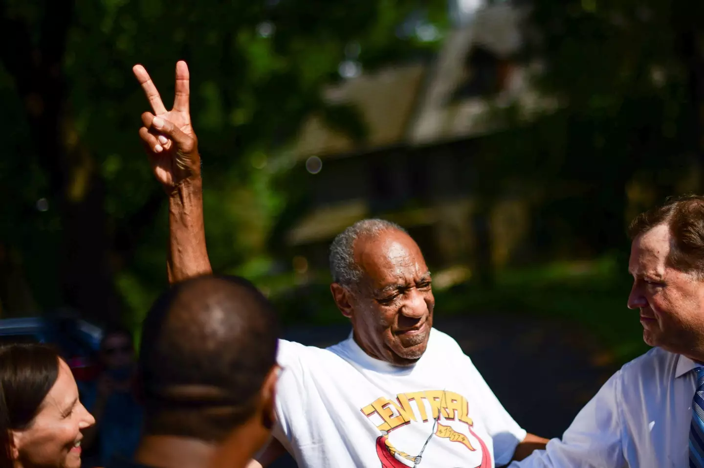 Bill Cosby after being freed from prison (Alamy)