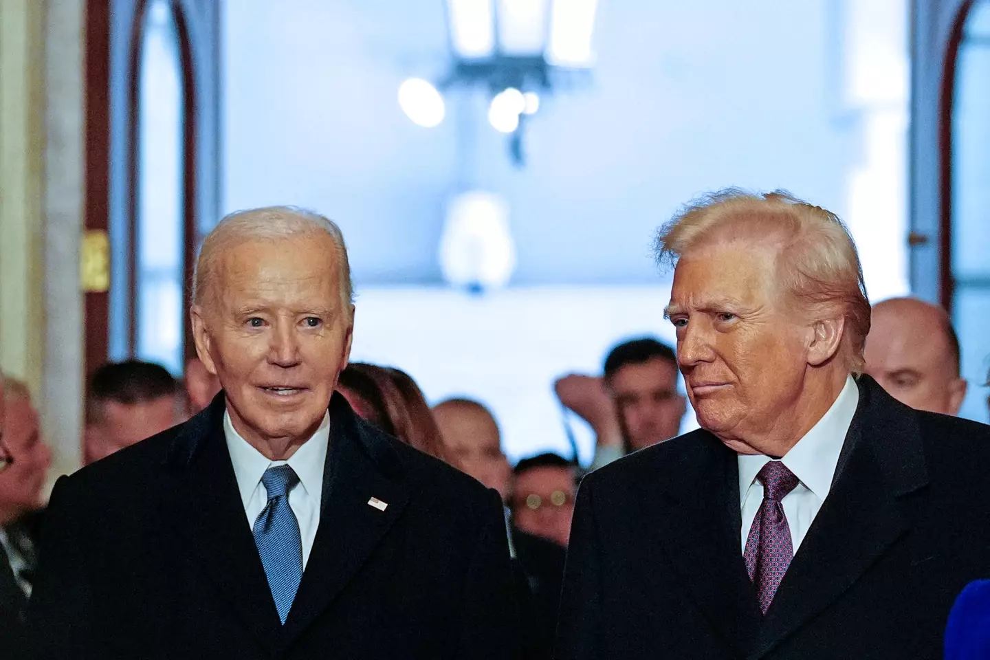 One order accuses '51 former intelligence officials' of coordinating with the 'Biden campaign' (MELINA MARA/POOL/AFP via Getty Images)