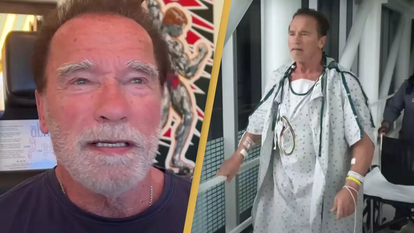 Arnold Schwarzenegger is documenting his comeback from open-heart surgery after nearly losing his life