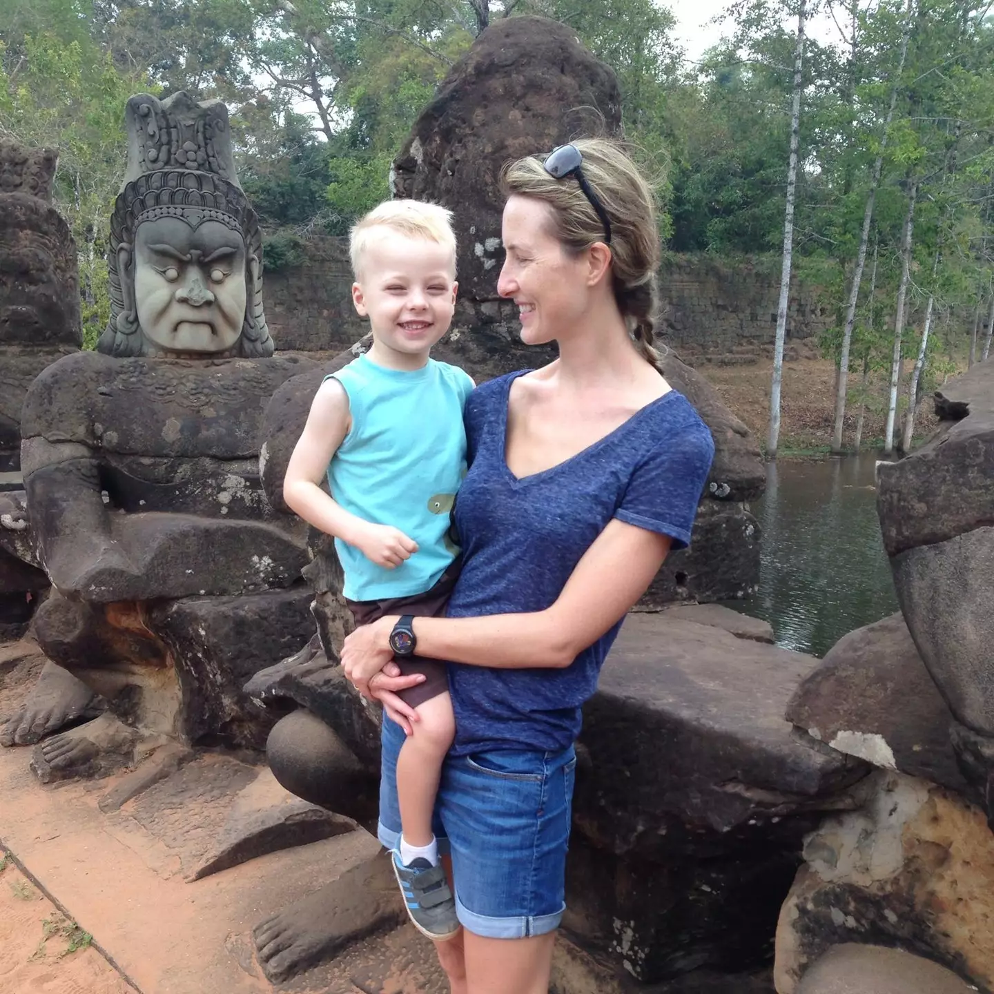 A young Cooper with his mom (Facebook/Jessica Owen)