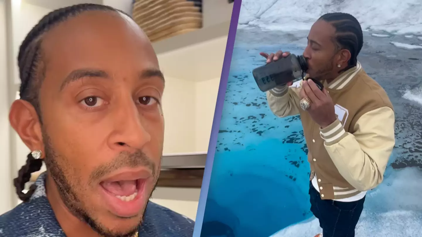 Ludacris vows to drink water from every part of the world amid viral video of him drinking from a glacier