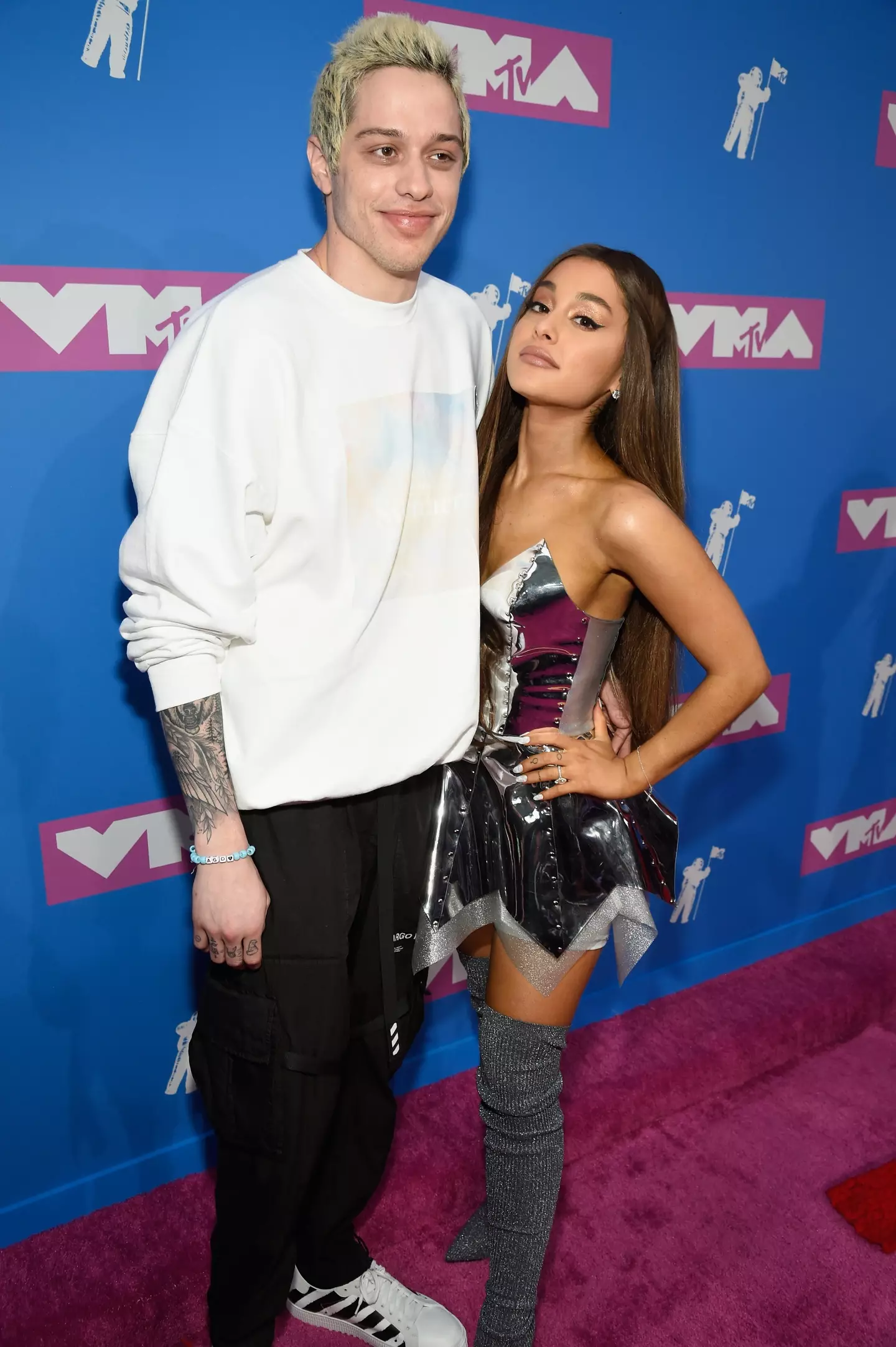 Pete Davidson and Ariana Grande dated in 2018.