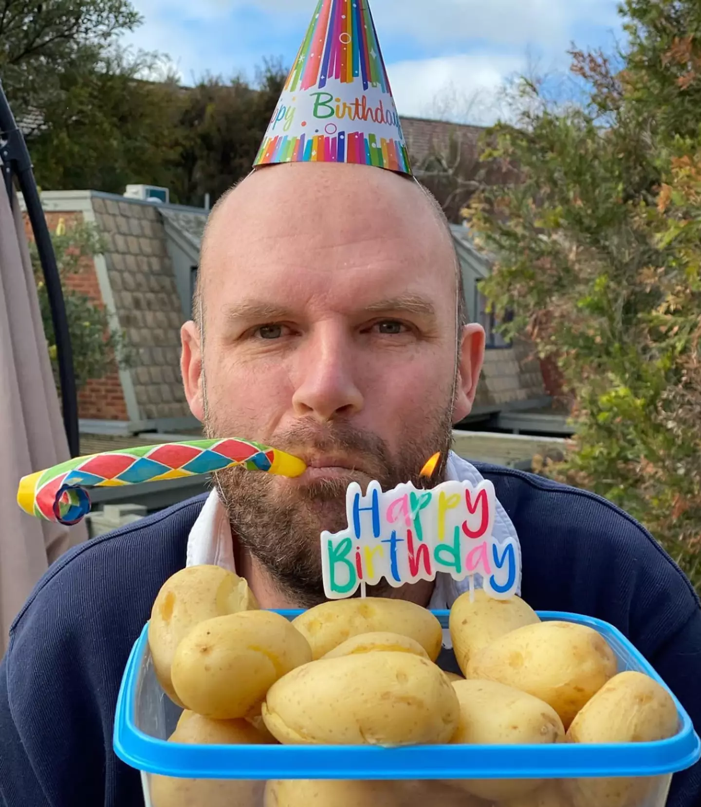 Andrew ate all kinds of potatoes during his diet (Instagram/@spudfit)