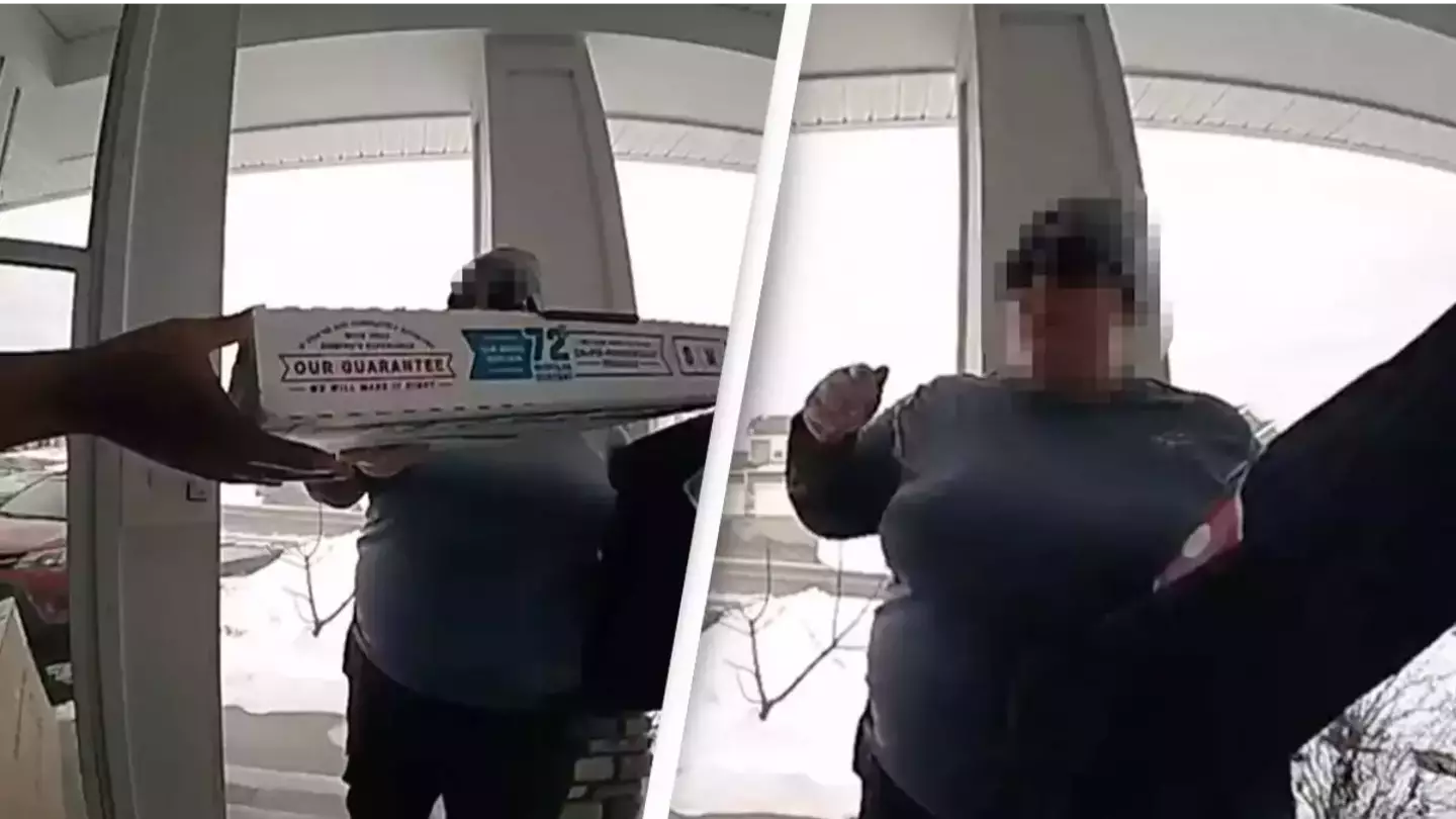 Delivery driver asks customer for tip before handing over Domino's pizza and gets 'insane' response