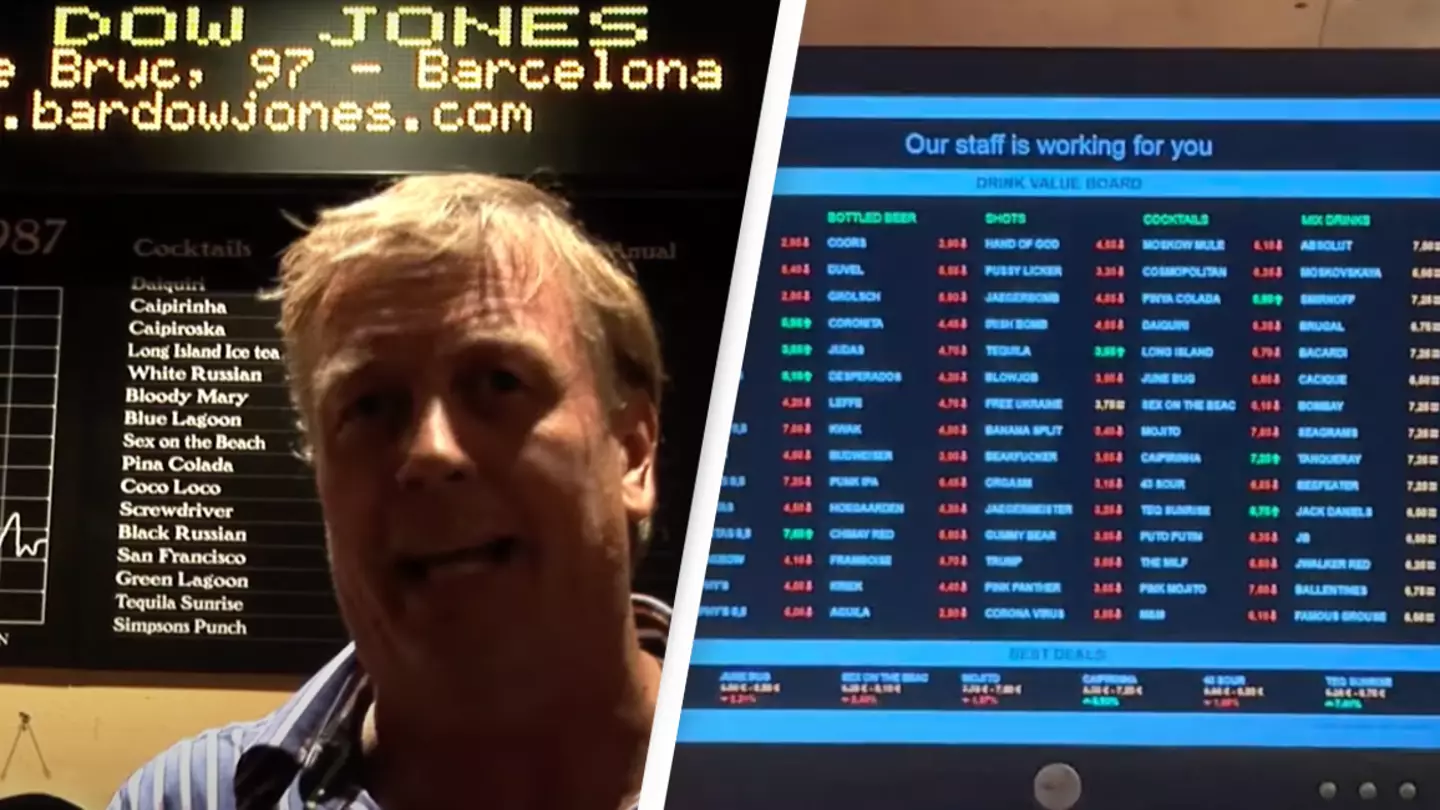 Stock Market Bar Where Drinks Change Price Depending On How Many People Are Buying Them