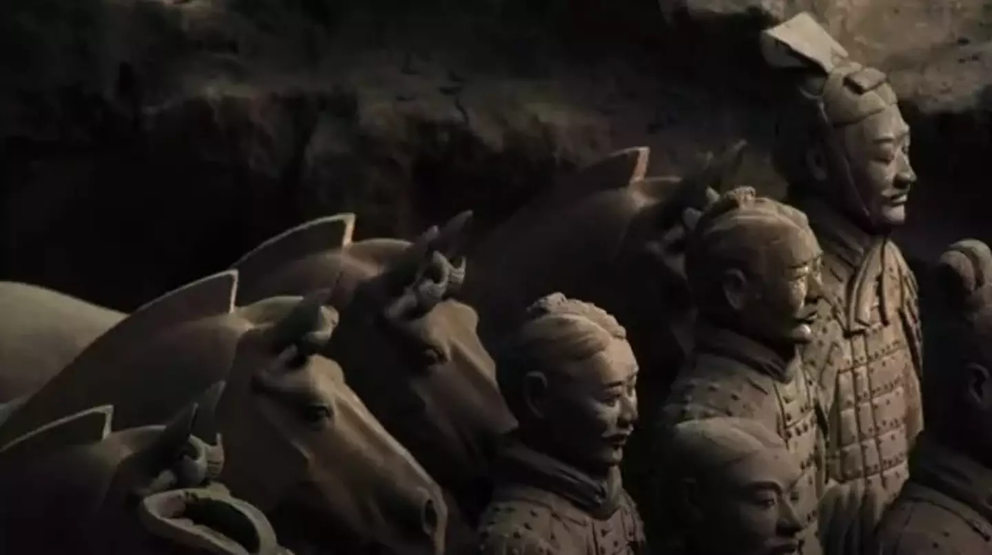 The Terracotta Warriors were set up to protect the tomb of China's first emperor.