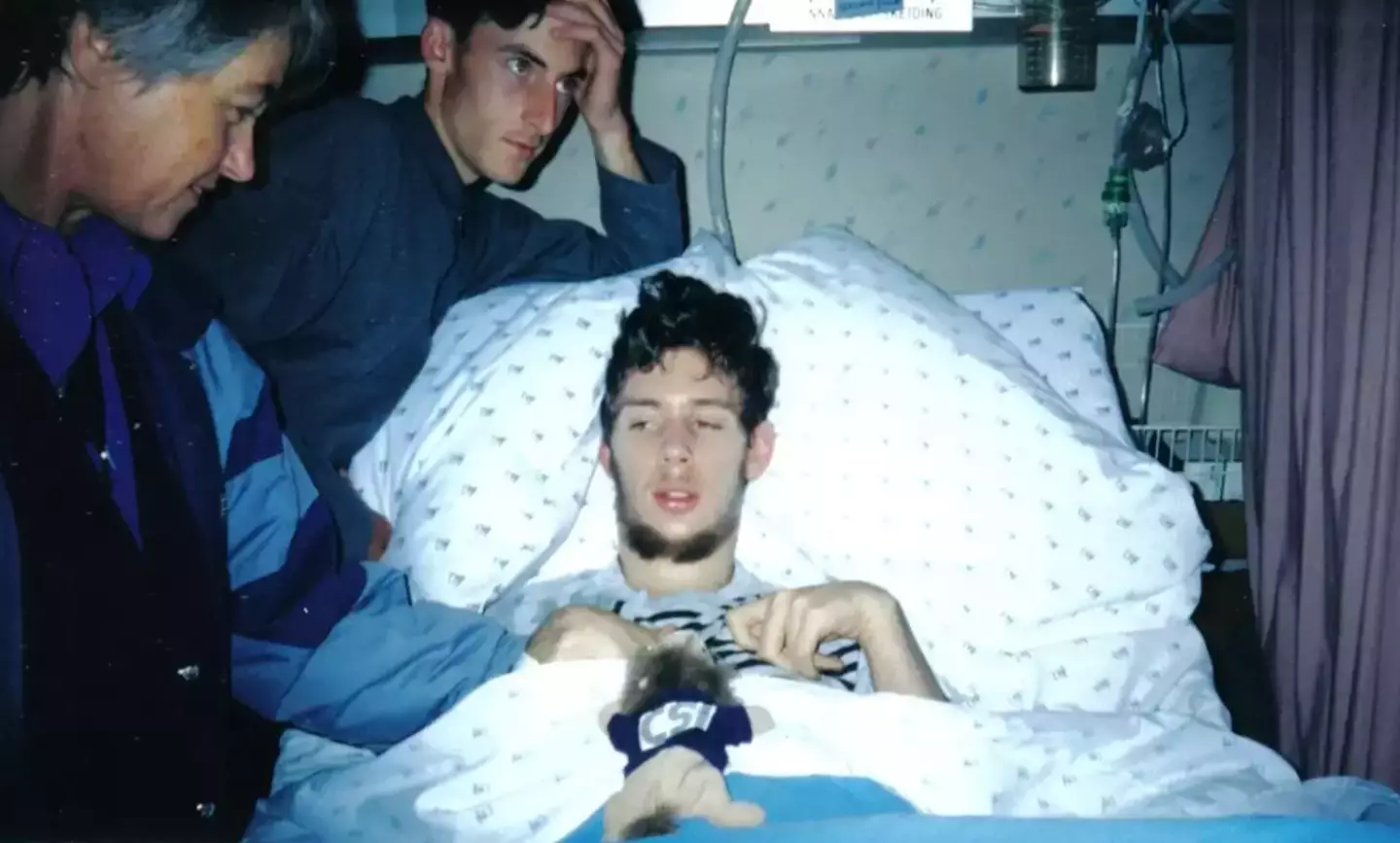 Martin Pistorius was extremely unwell as a child and into his teenage years (Supplied)