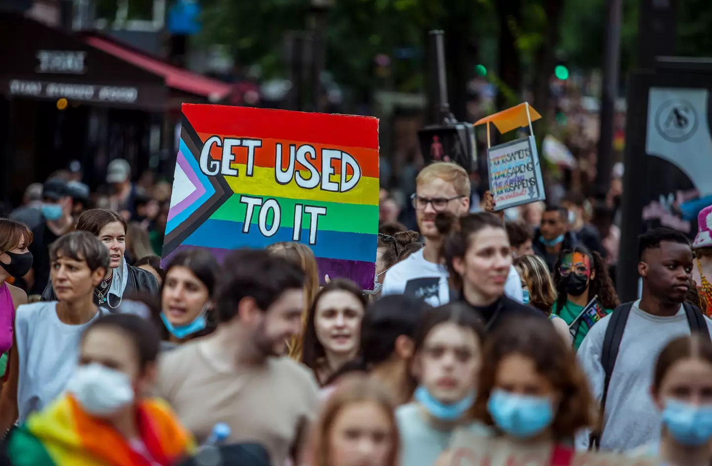 Pride march (Alamy)