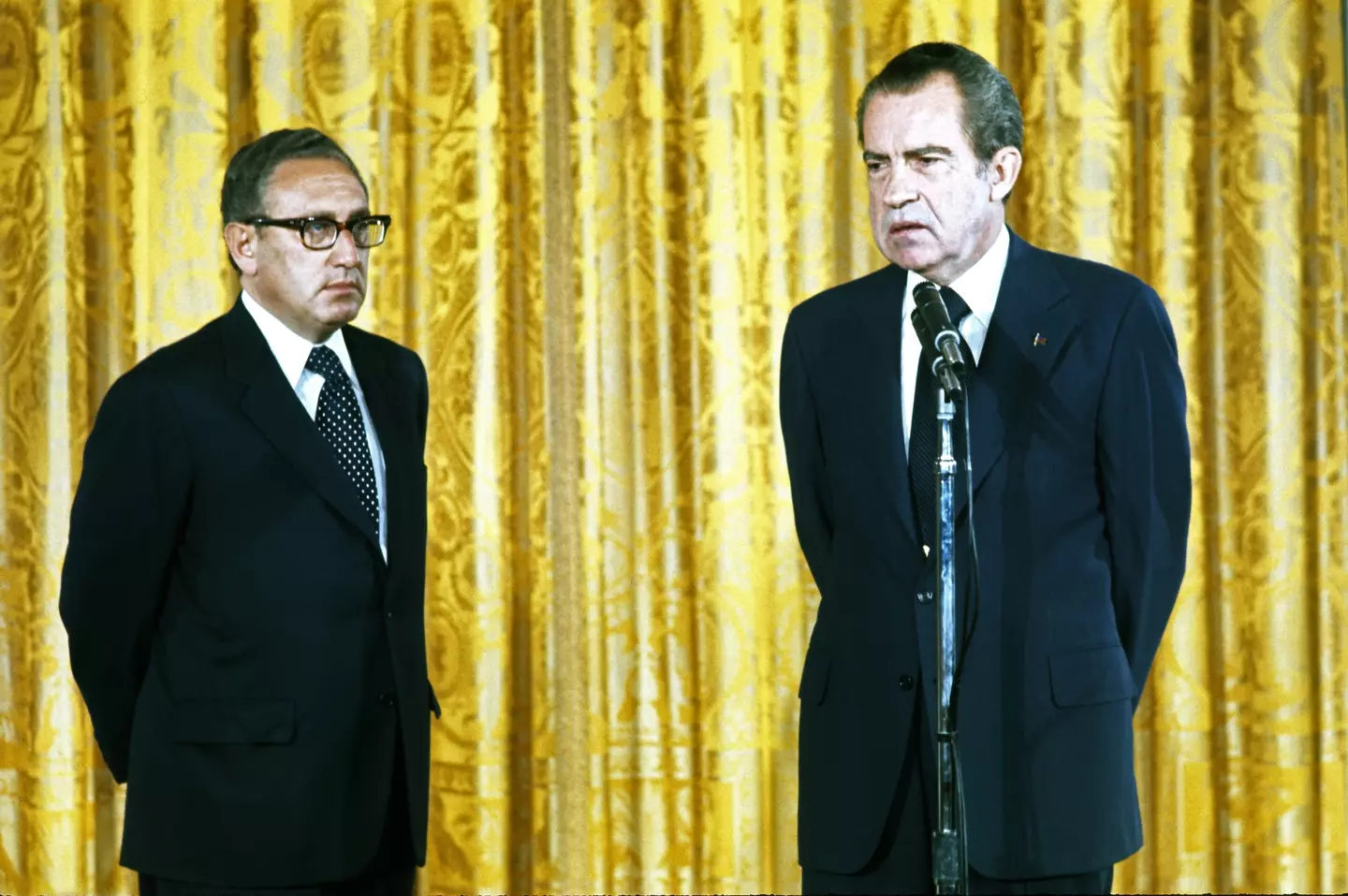 Kissinger was Secretary of State during Nixon's presidency.