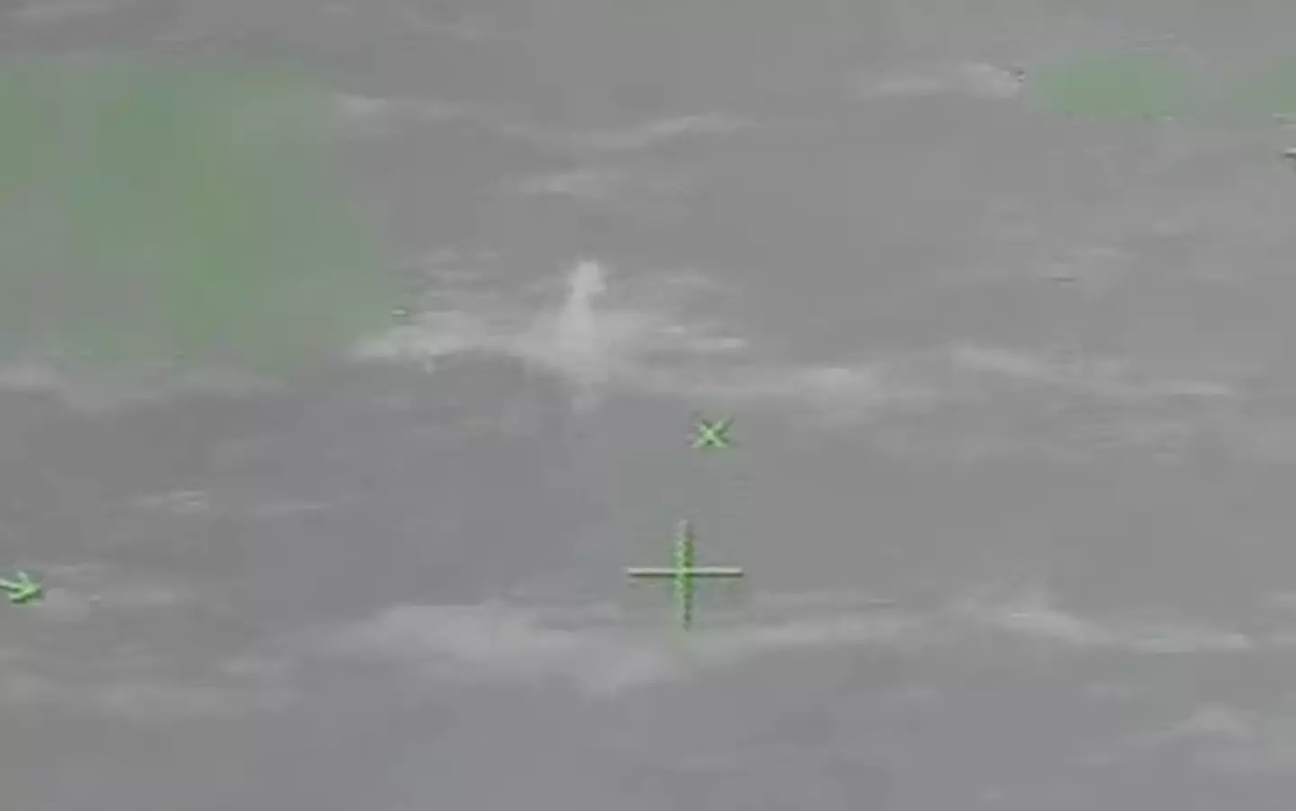 The man was able to identify himself upon being rescued despite showing 'signs of hypothermia'.