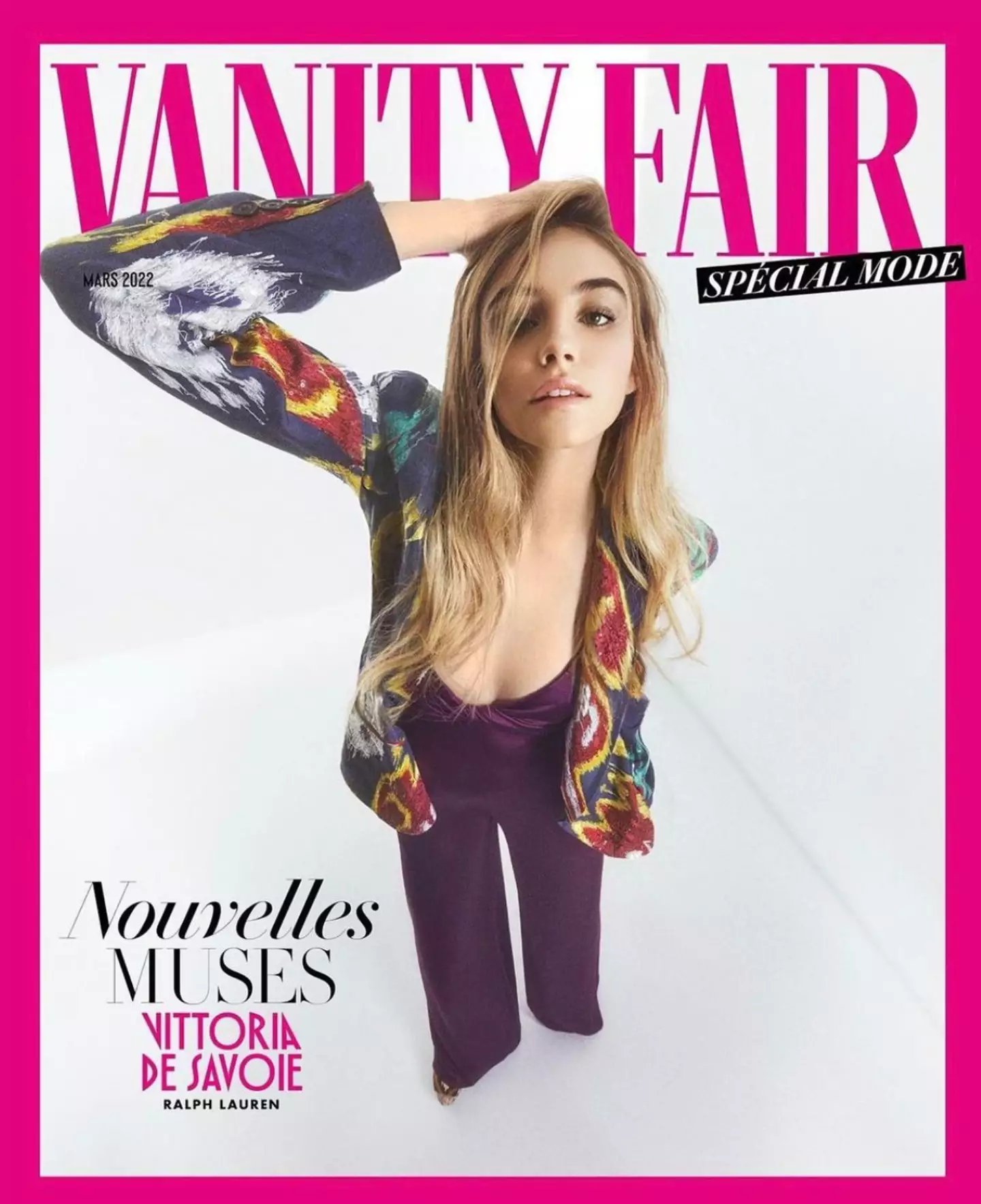 The Italian Princess has modelled for Vanity Fair.