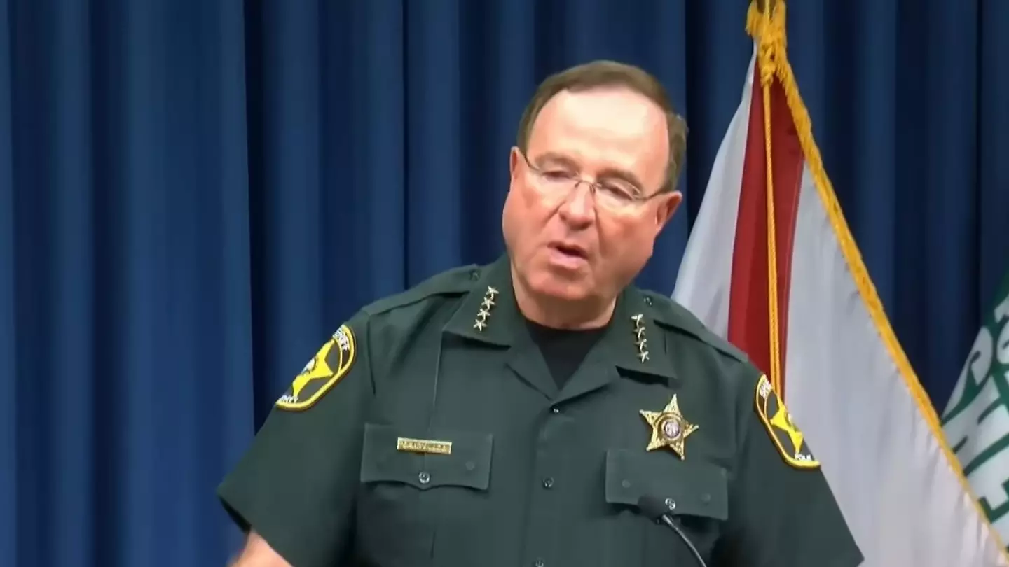 Sheriff Grady Judd is named in the lawsuit over alleged misconduct (WFLA News Channel 8/YouTube)