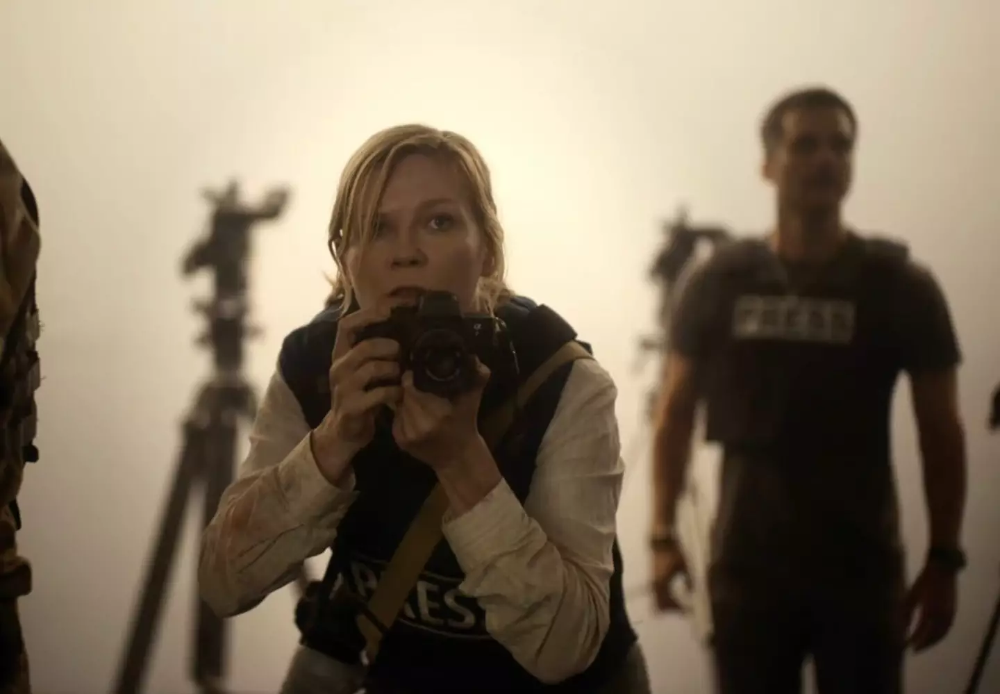 The latest A24 film (and most expensive to date) Civil War will certainly divide viewers. (A24)