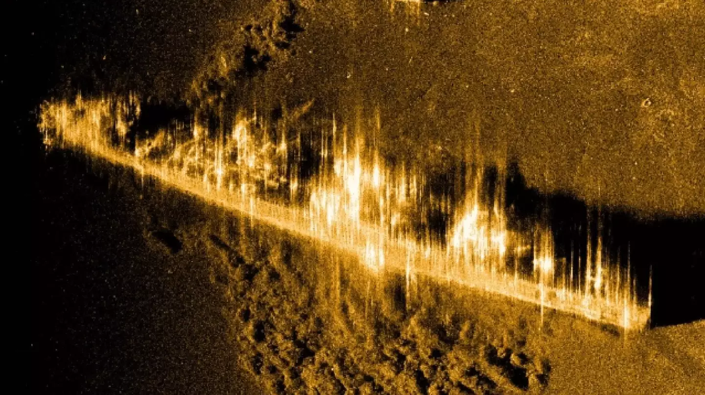 The ship was found by the Australian navy by accident (Royal Australian Navy)