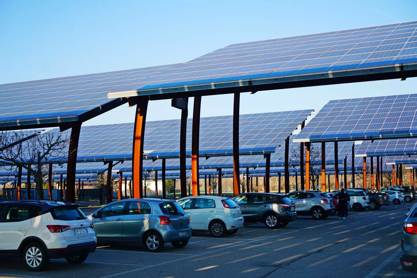 Solar Panels in Puglia, Italy.