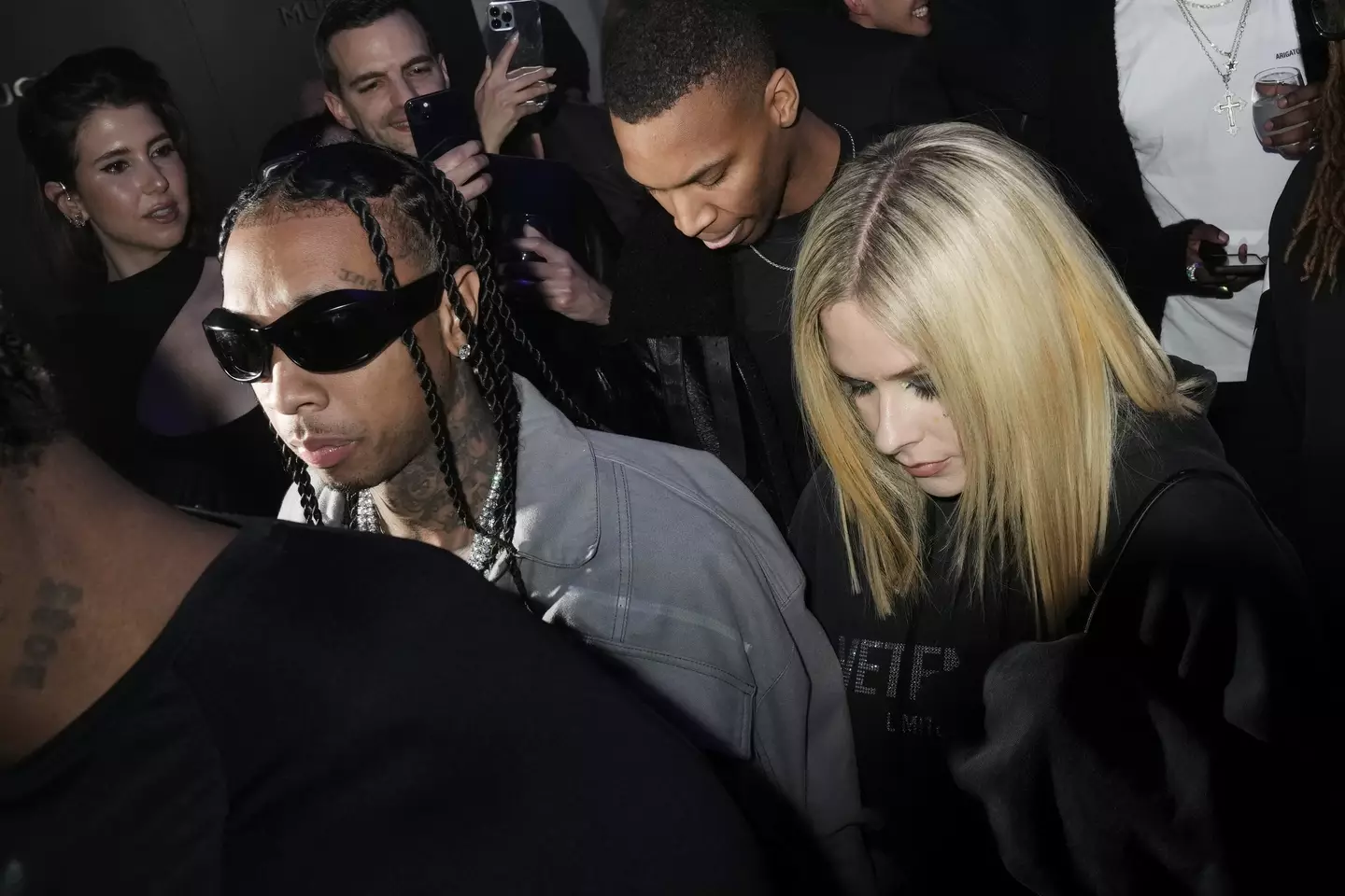 Avril Lavigne and Tyga were spotted kissing in Paris.