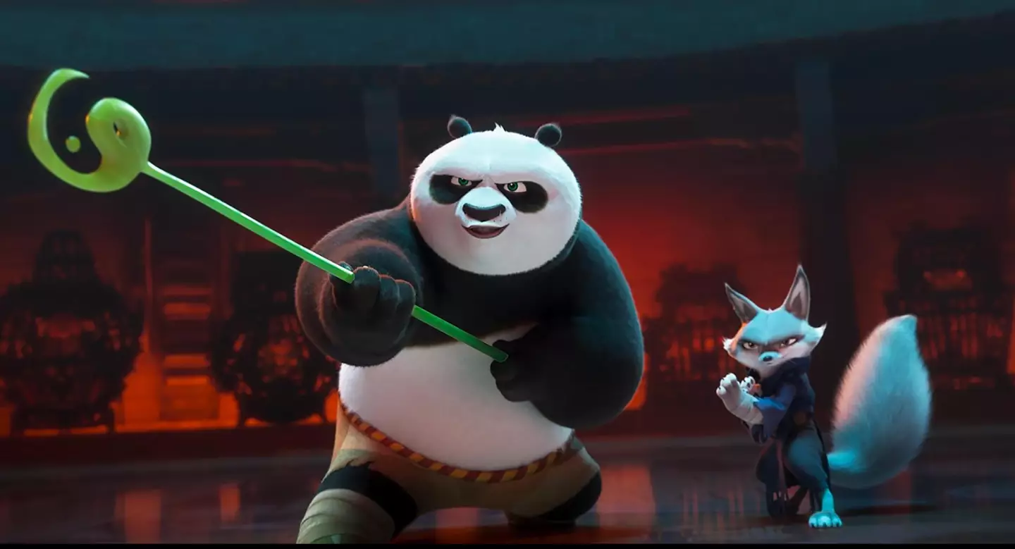 Jack Black returns for the fourth time as Po the panda.