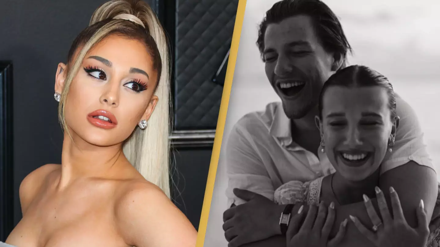 Ariana Grande's comment about Millie Bobby Brown goes viral after actor gets engaged