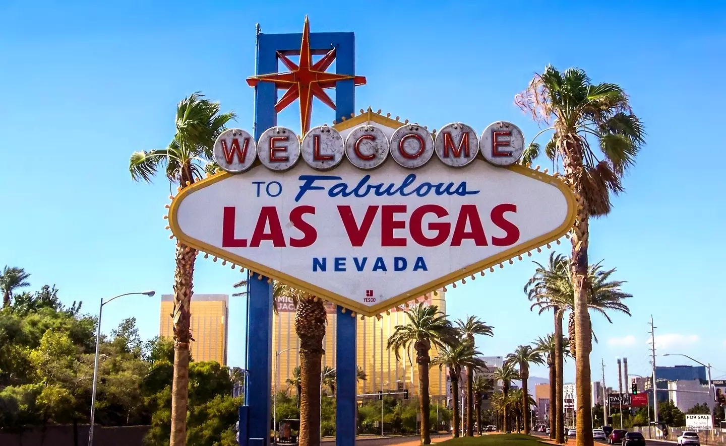 Jesus lives in Las Vegas but decided to visit a new casino.