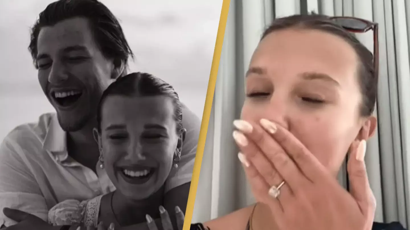 Millie Bobby Brown shows off engagement ring from Jake Bongiovi