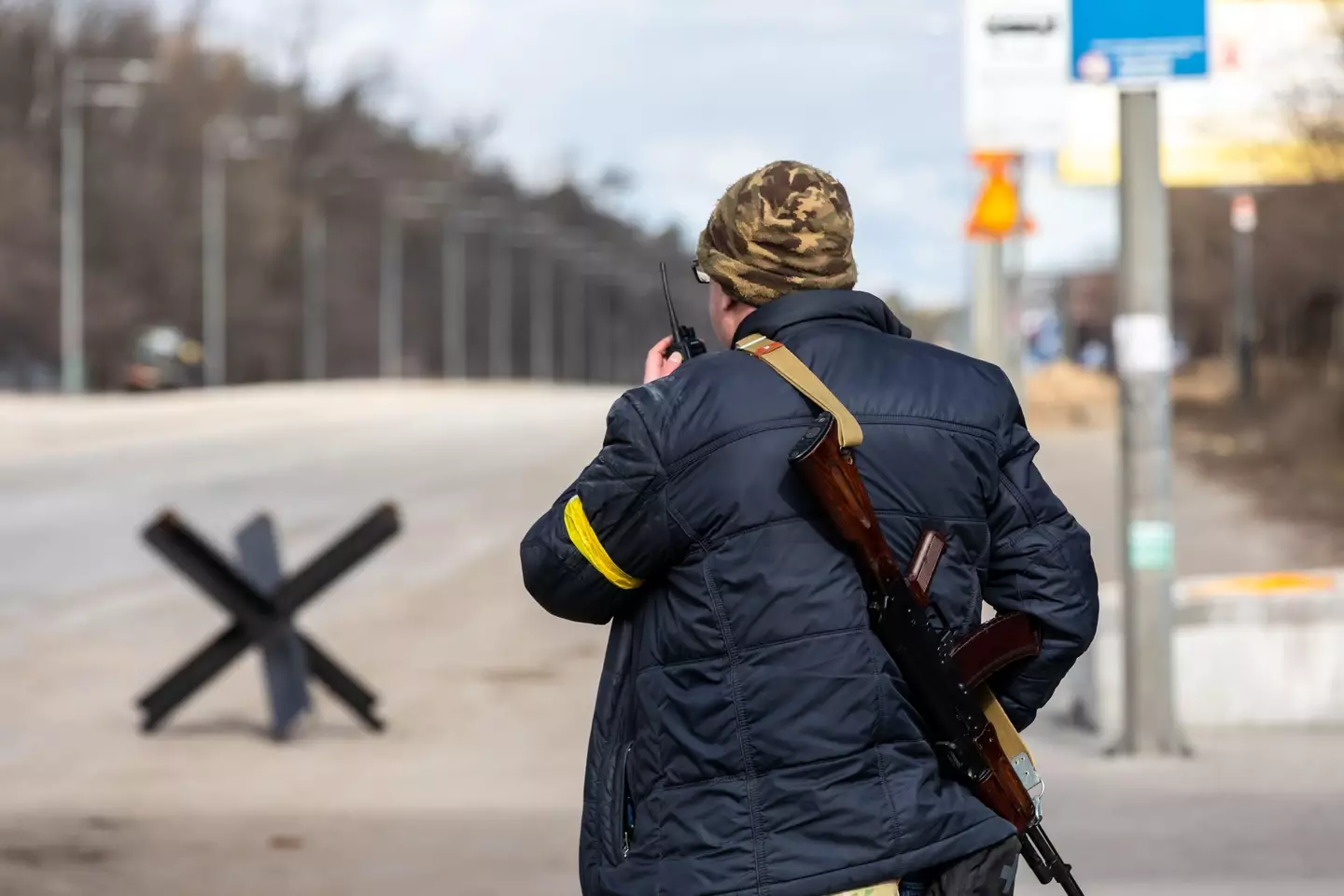 Fighters of the battalion of territorial defense of the city of Kyiv (Alamy)