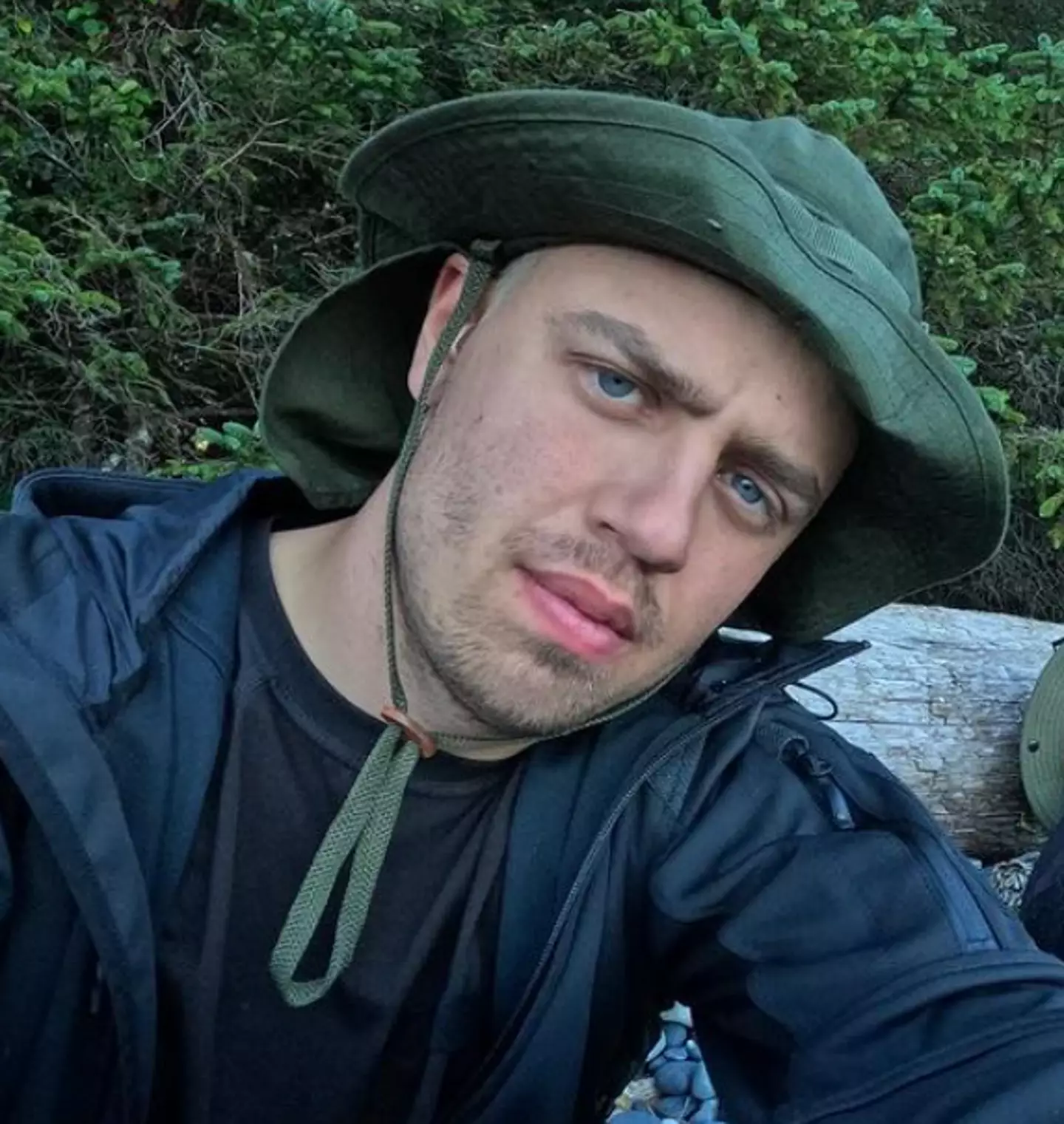 The Twitch streamer was out biking.