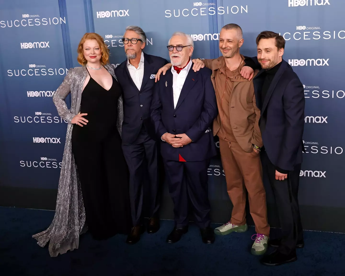 Alan Ruck pictured with the rest of the Succession cast. Credits:Taylor Hill/FilmMagic