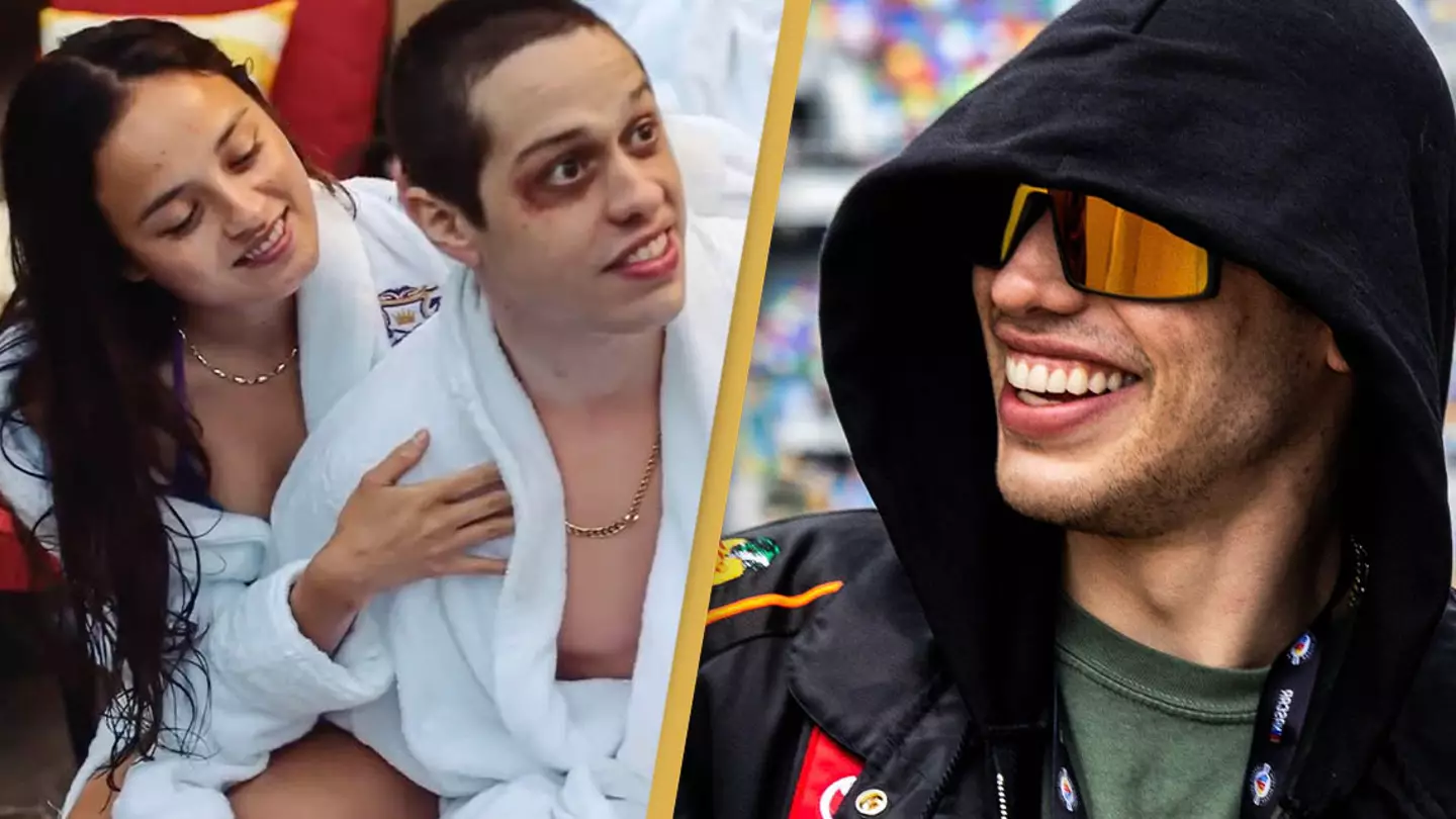 Pete Davidson and girlfriend Chase Sui Wonders crash car into the side of a house
