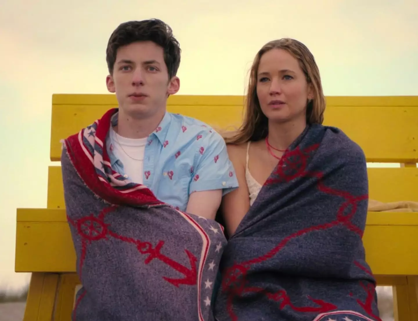 Lawrence said the scenes were 'hilarious' (Sony Pictures Releasing)