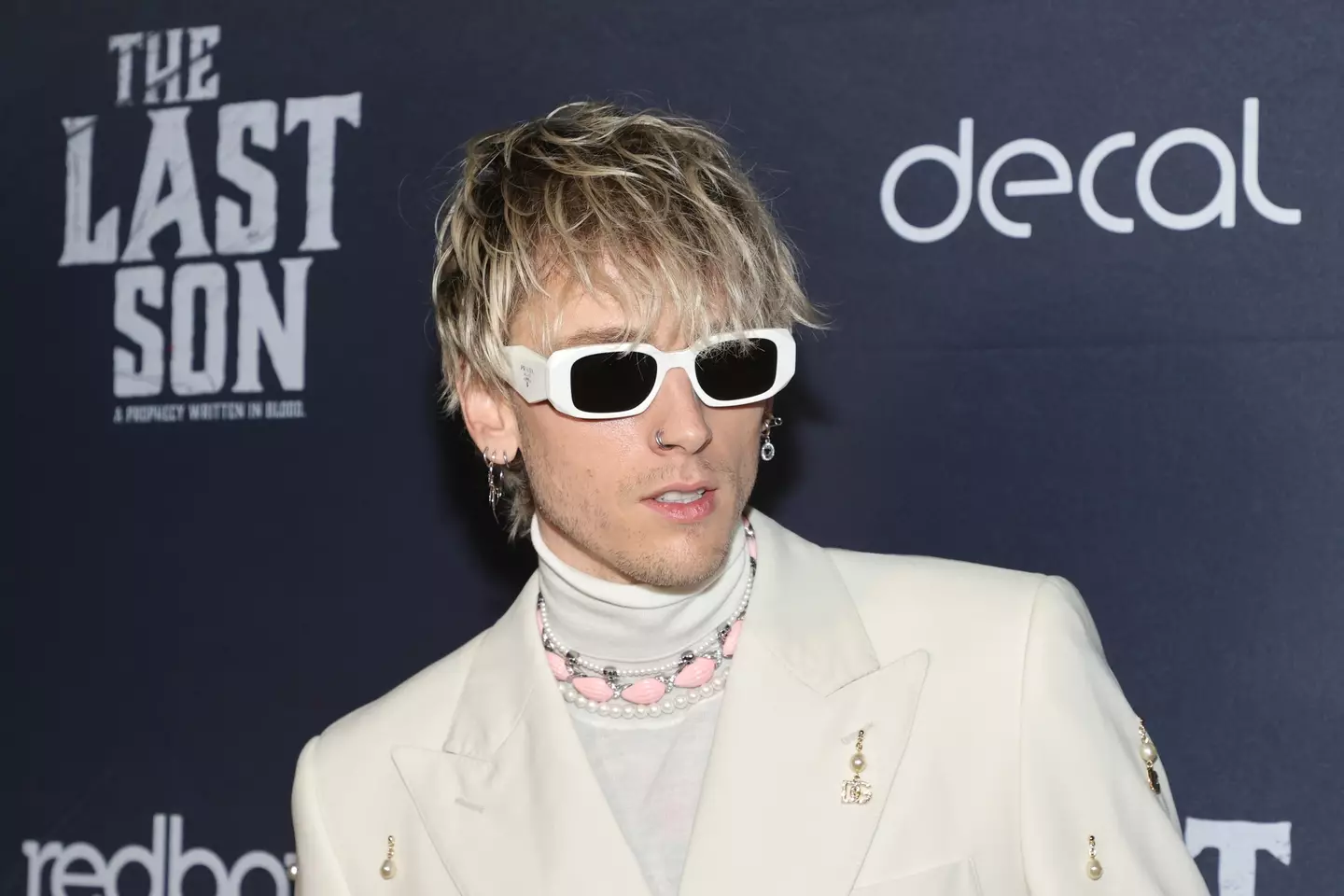 Machine Gun Kelly hit back with his track 'Rap Devil'. ( Jamie McCarthy/Getty Images for Redbox)