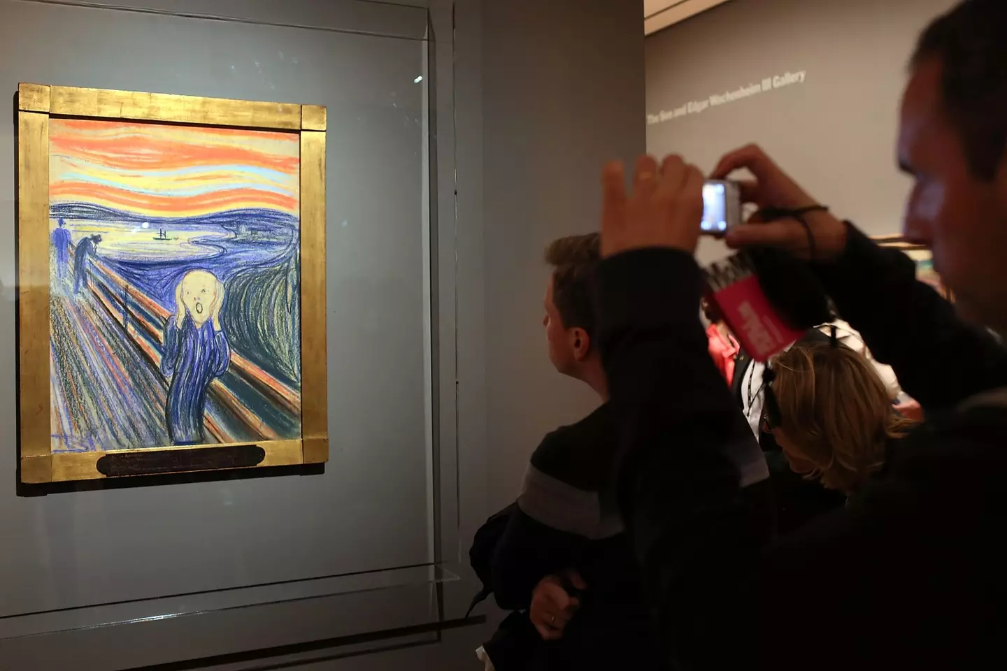 The figure isn't actually screaming (Spencer Platt/Getty Images)