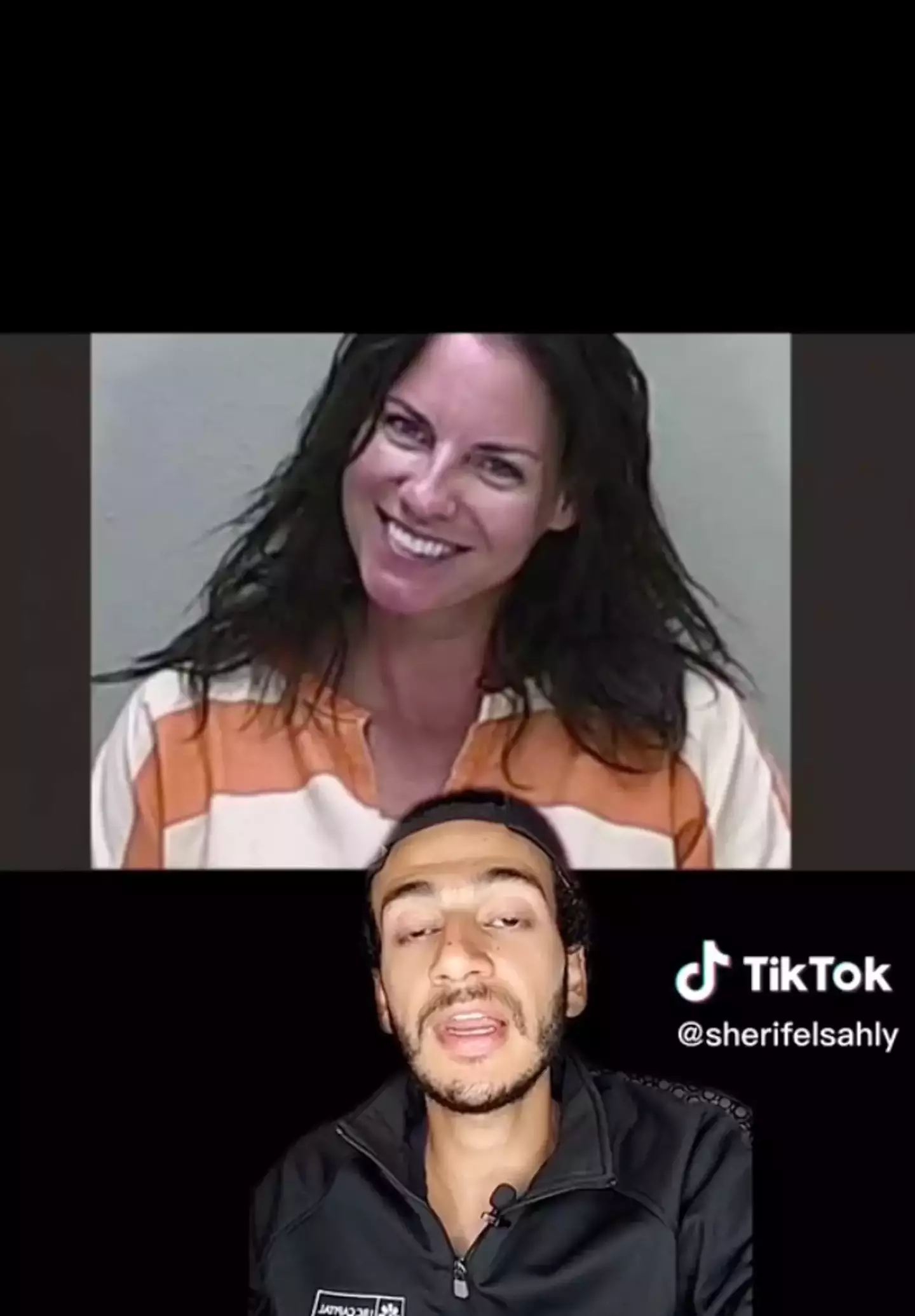 In the video, TikToker @sherifelsahly explained why it's never a good idea to smile in your mugshot.