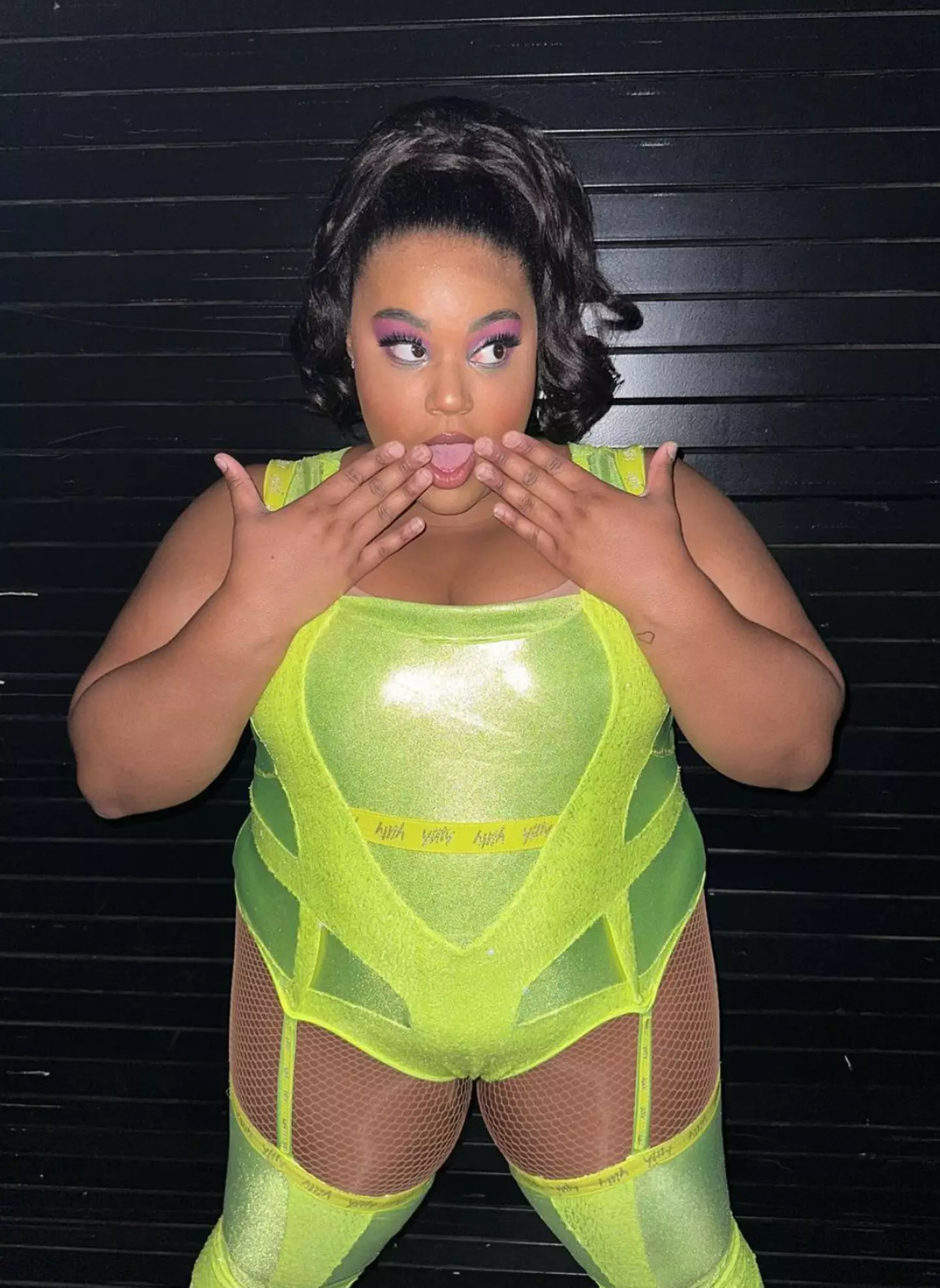 Arianna backstage during Lizzo's 'Special' tour.