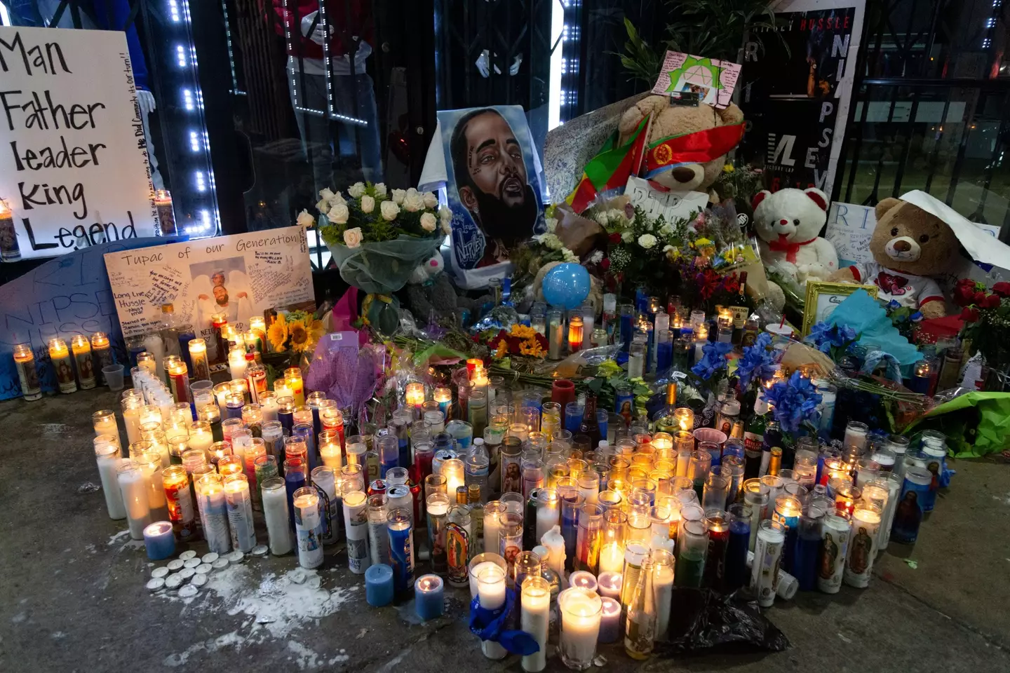 Hussle was shot dead outside his clothing store in Los Angeles.