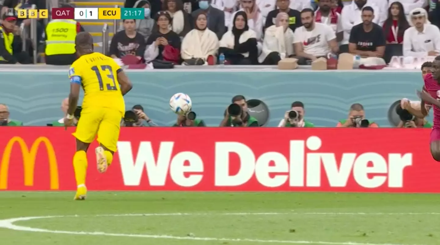 There were most certainly women in attendance during today's first World Cup match in Qatar.