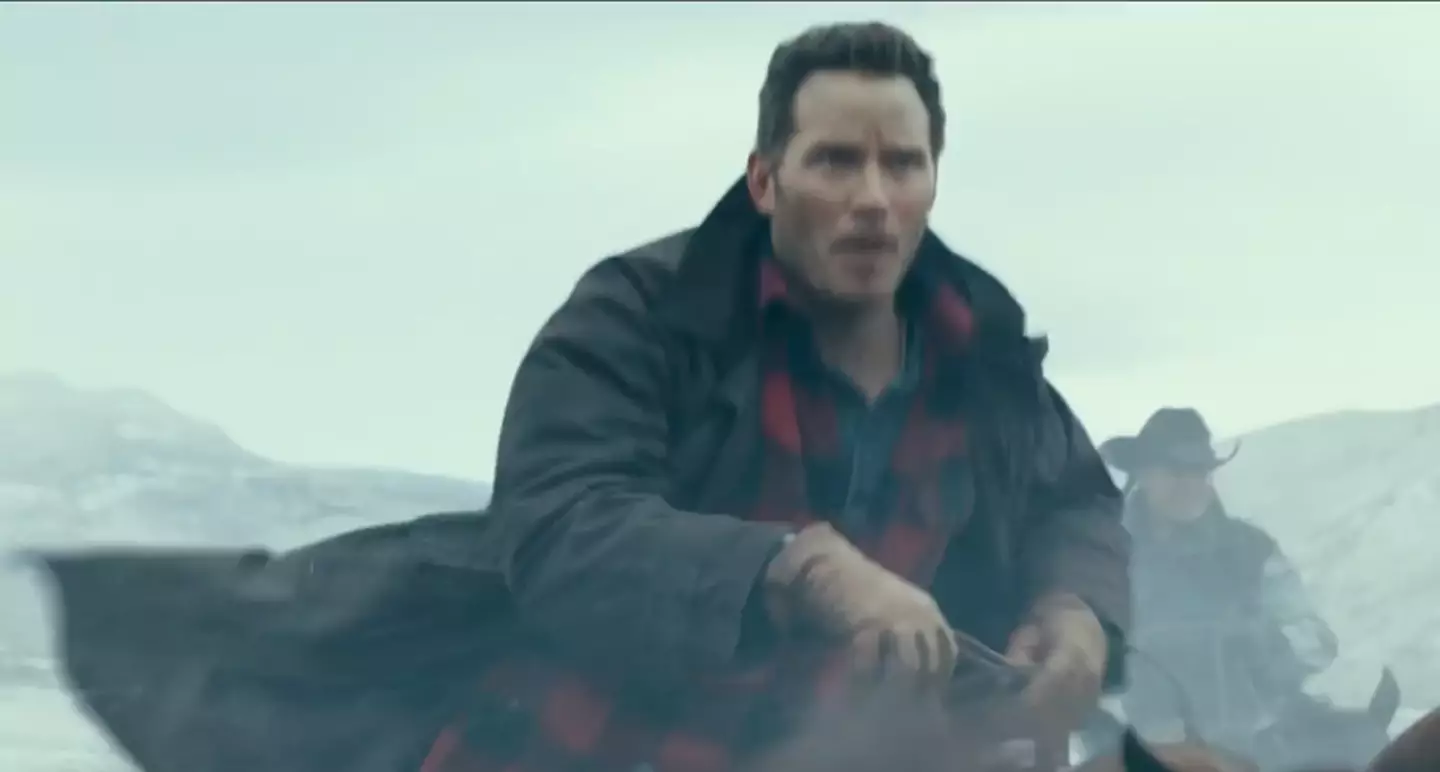 Chris Pratt stars in the new film, alongside Bryce Dallas Howard.