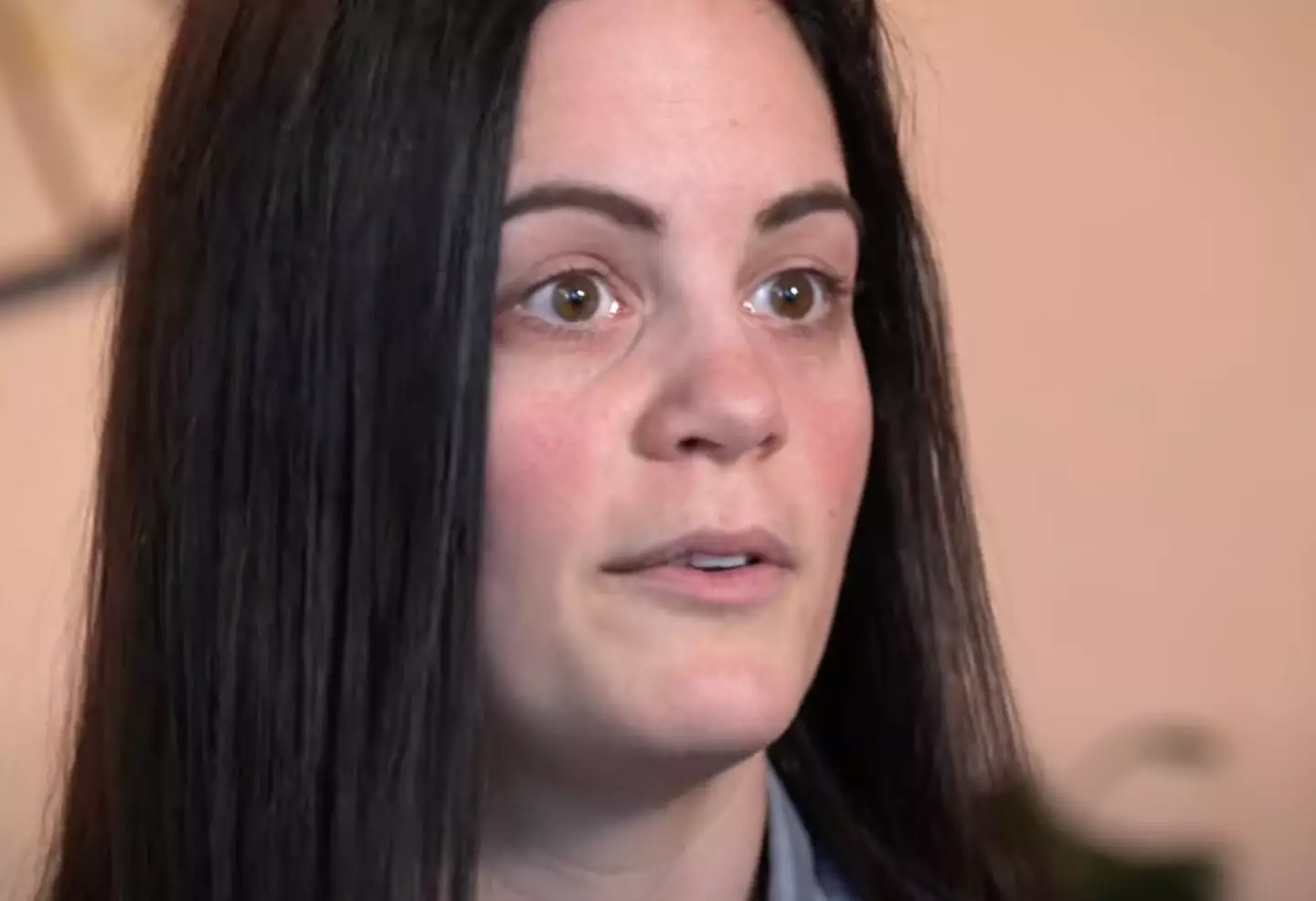 Ashley was covered with about six feet of dirt (YouTube/Bay State Health)