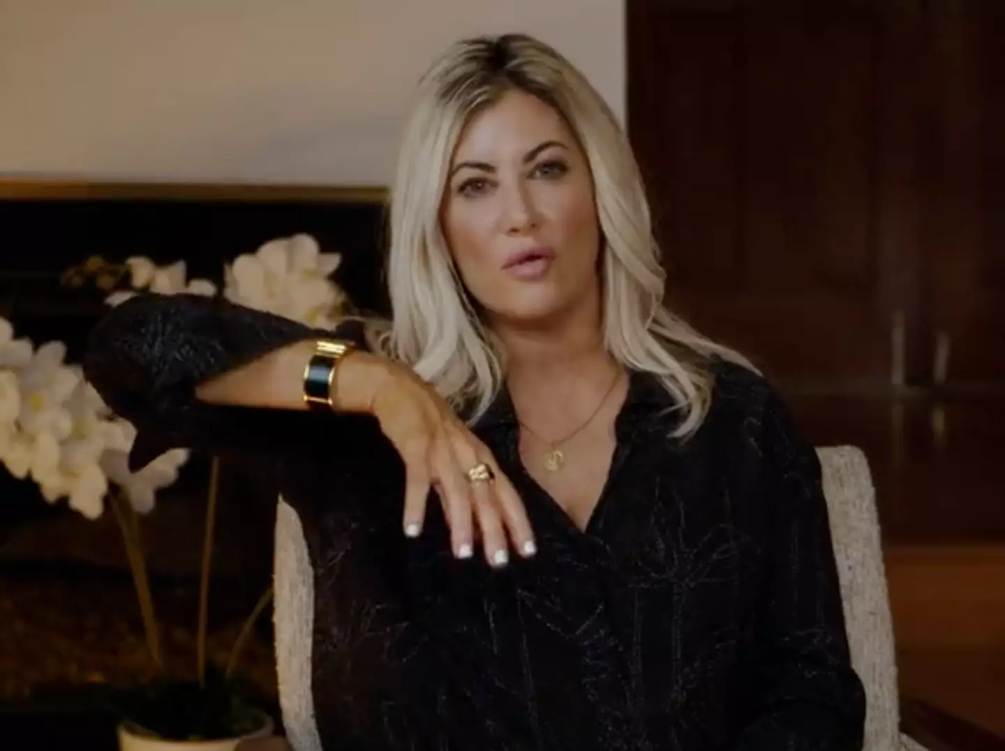 Jennifer Saginor has opened up about what it was like growing up in one of the Playboy mansion's 'shadow mansions'.