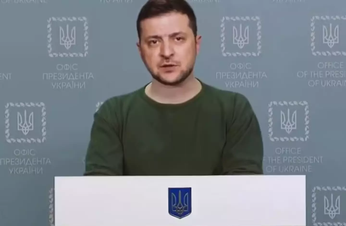 A Deepfake of President Zelenskyy.