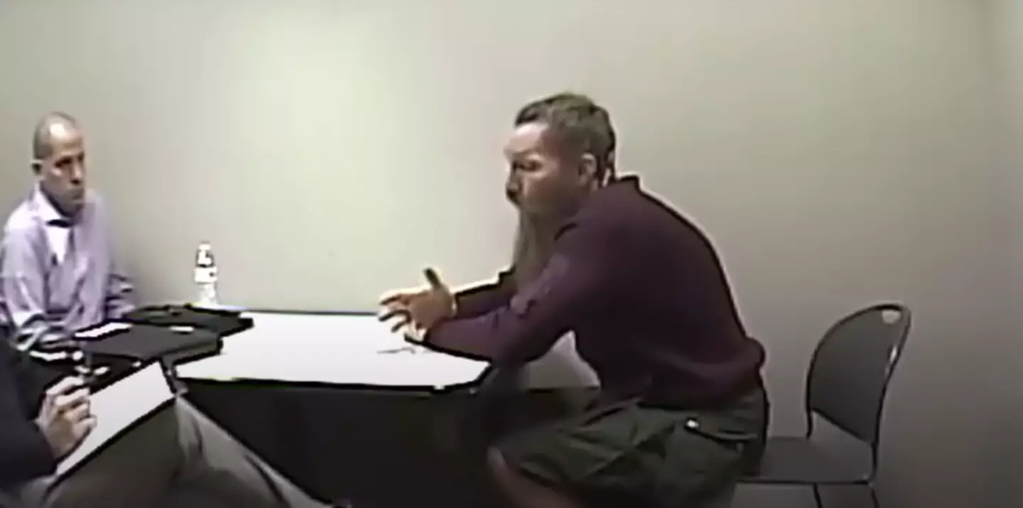 Mark Latunski was interrogated about the death of Kevin Bacon. Credit - A&E